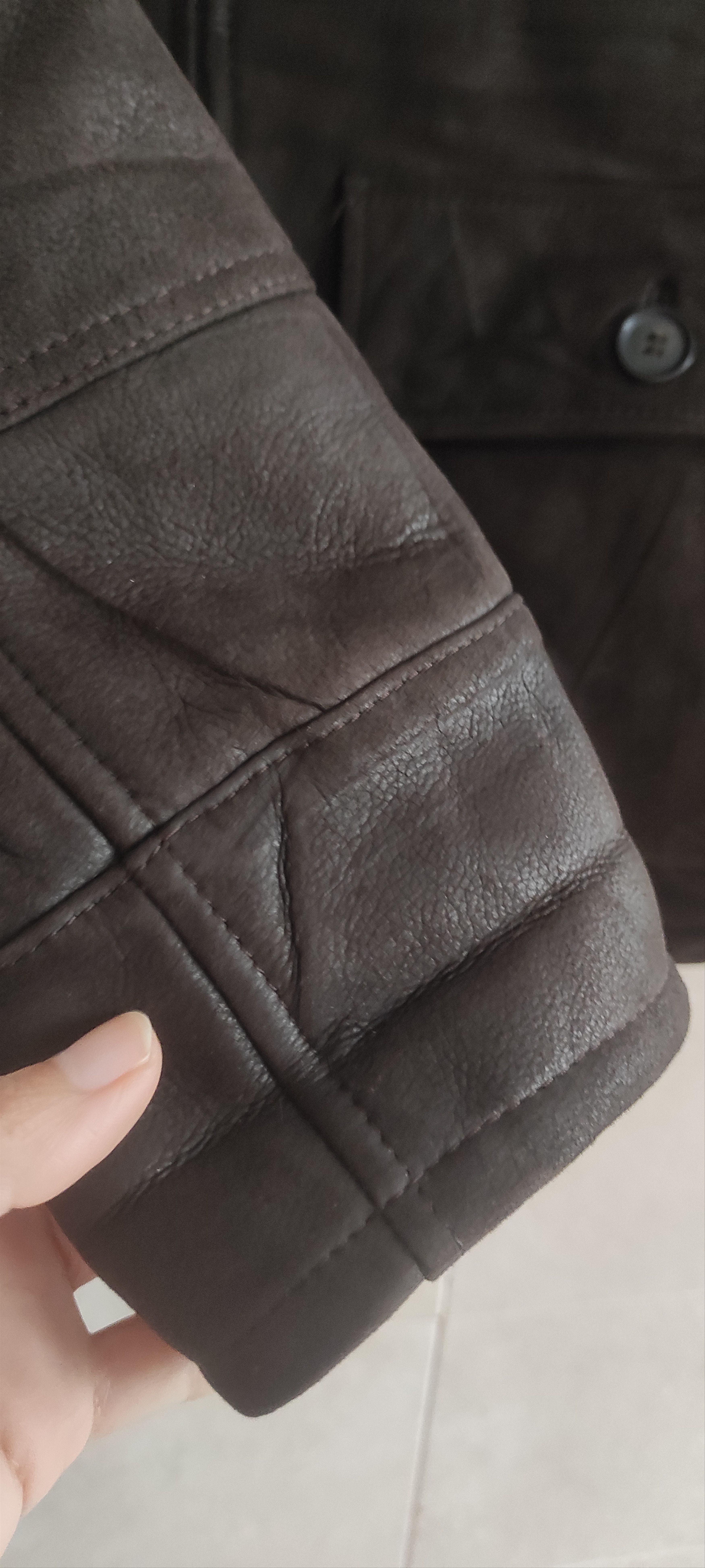 Massimo Dutti Massimo Dutti Suede Shearling Leather Men's Jacket Size M Size US M / EU 48-50 / 2 - 9 Thumbnail