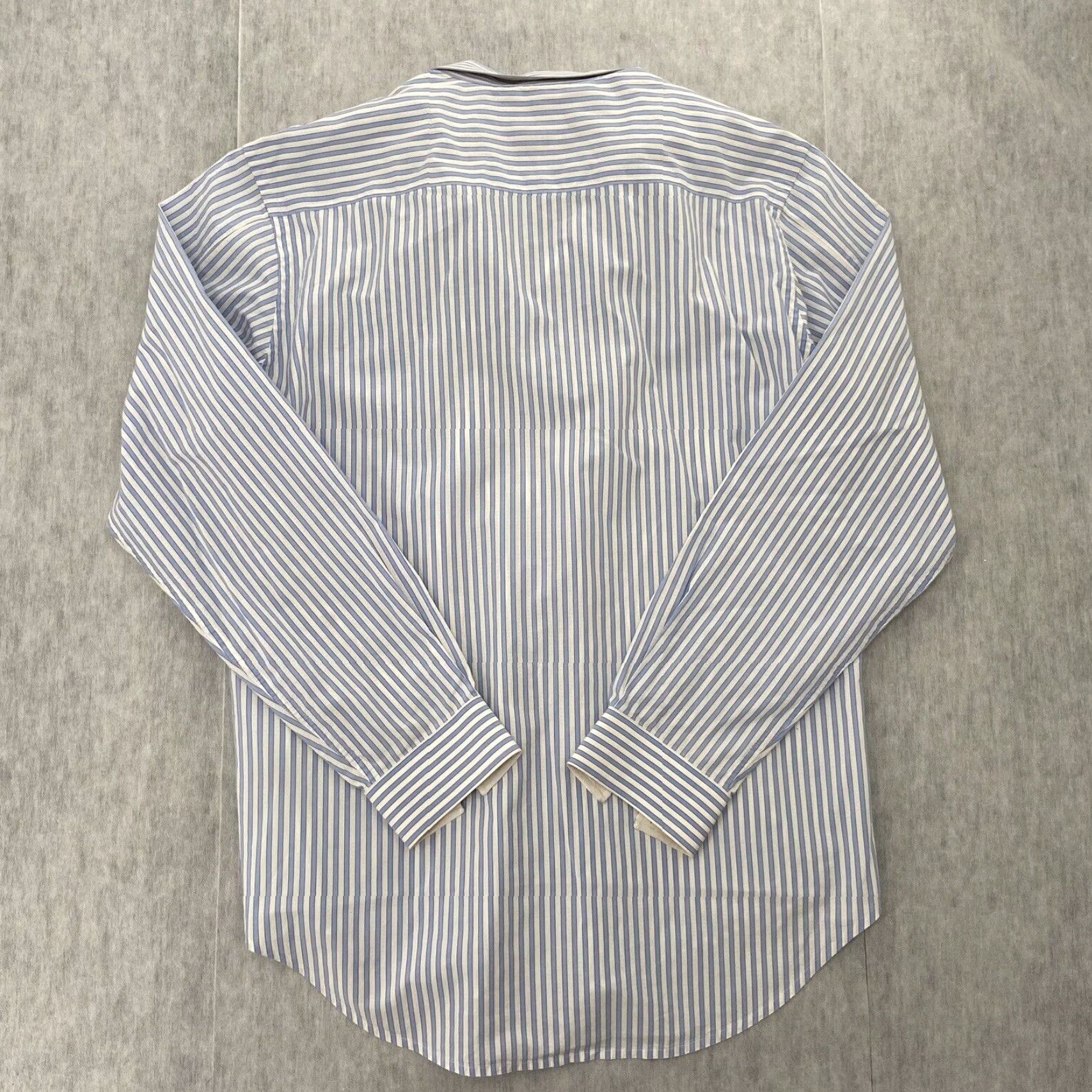 Robert Graham VINTAGE Robert Graham Shirt Men Adult Medium Blue White Striped Button-Up Long Sleeve Casual Size US M / EU 48-50 / 2 - 2 Thumbnail