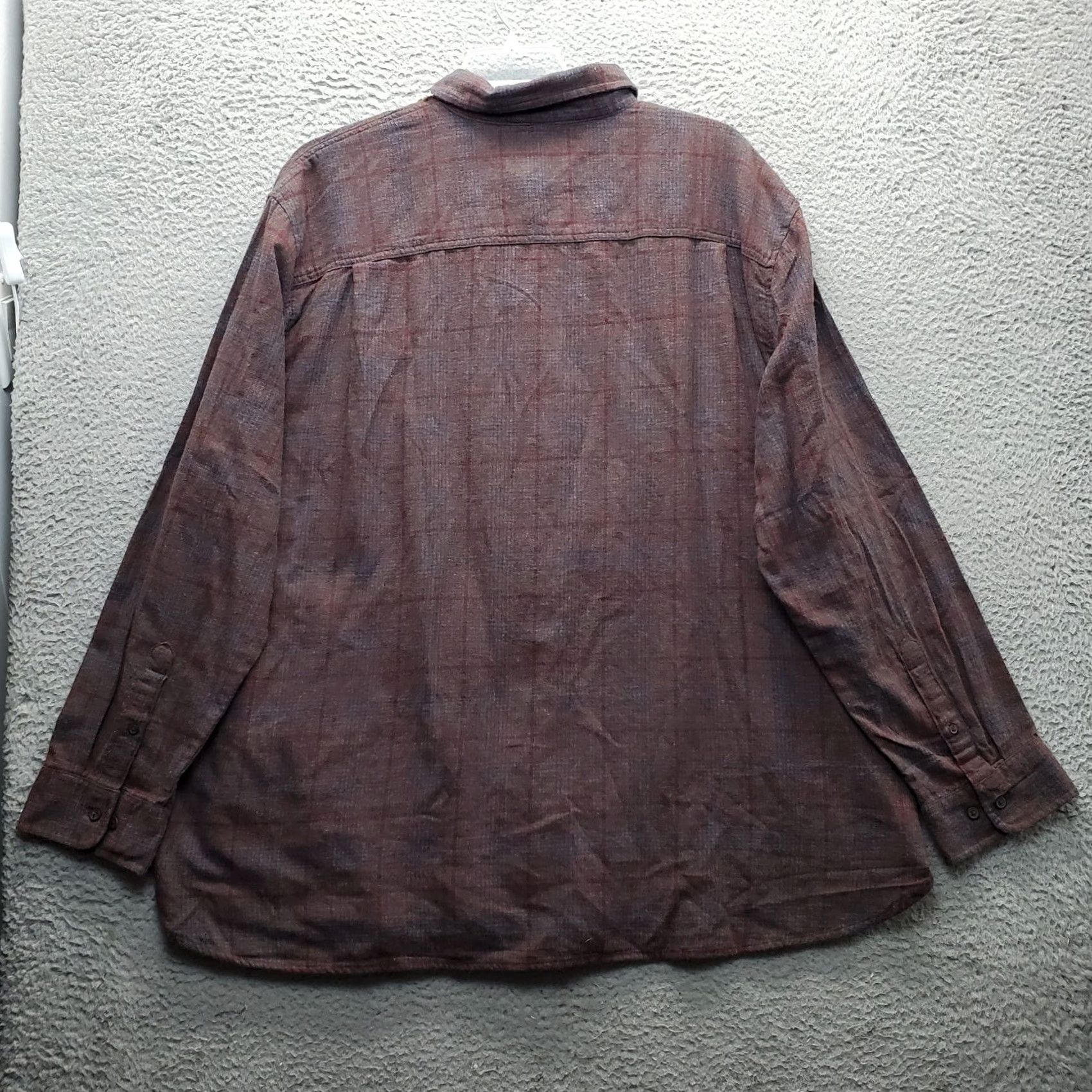 Vintage Mutual Weave Shirt Mens 3XL Multi Plaid Flannel Long Sleeve Button-Up Relaxed Fit Shirt Size US XXL / EU 58 / 5 - 2 Thumbnail