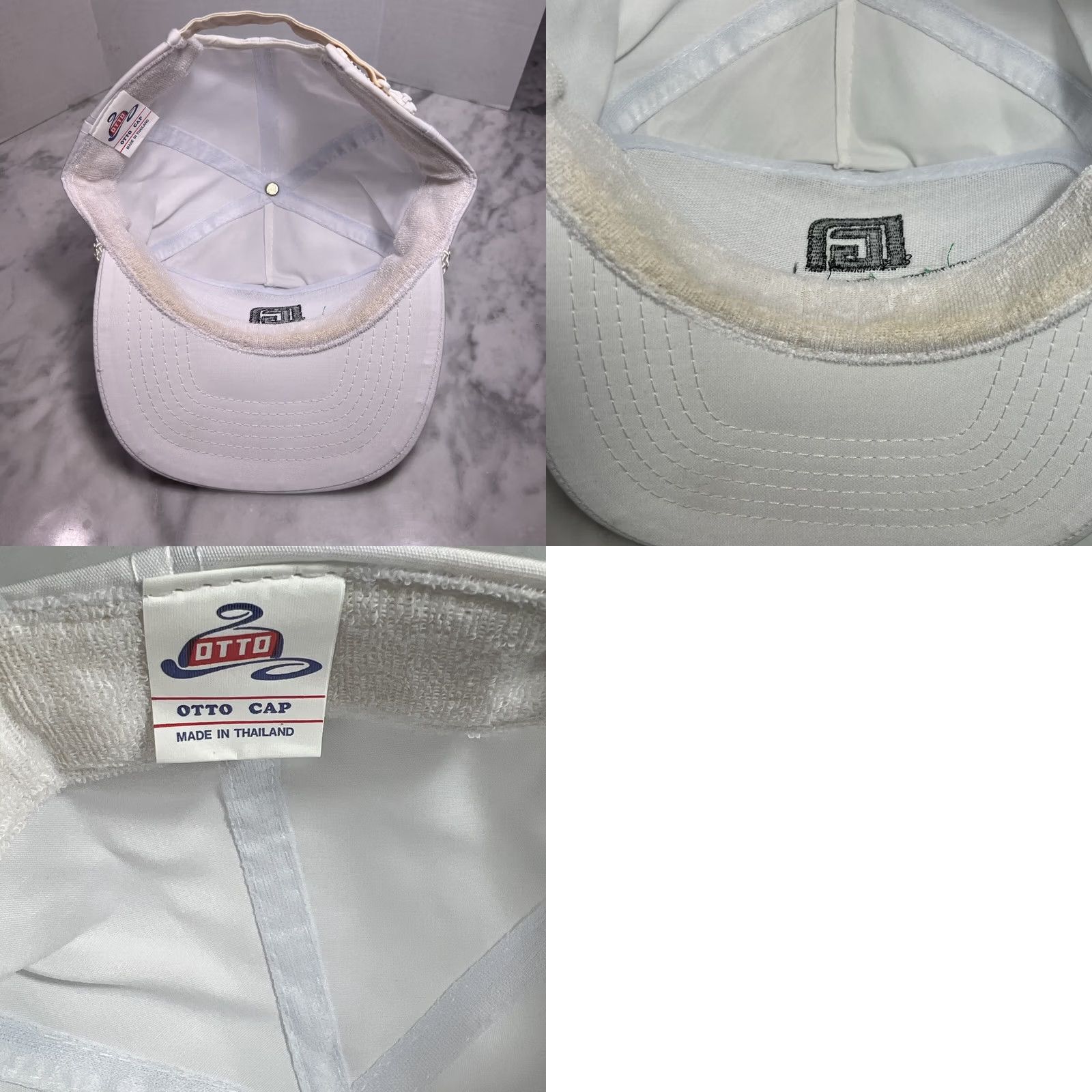 Vintage VINTAGE Northern Grain Company Otto Strapback Hat White Agri Business Specialists Rope Mens Size ONE SIZE - 8 Thumbnail