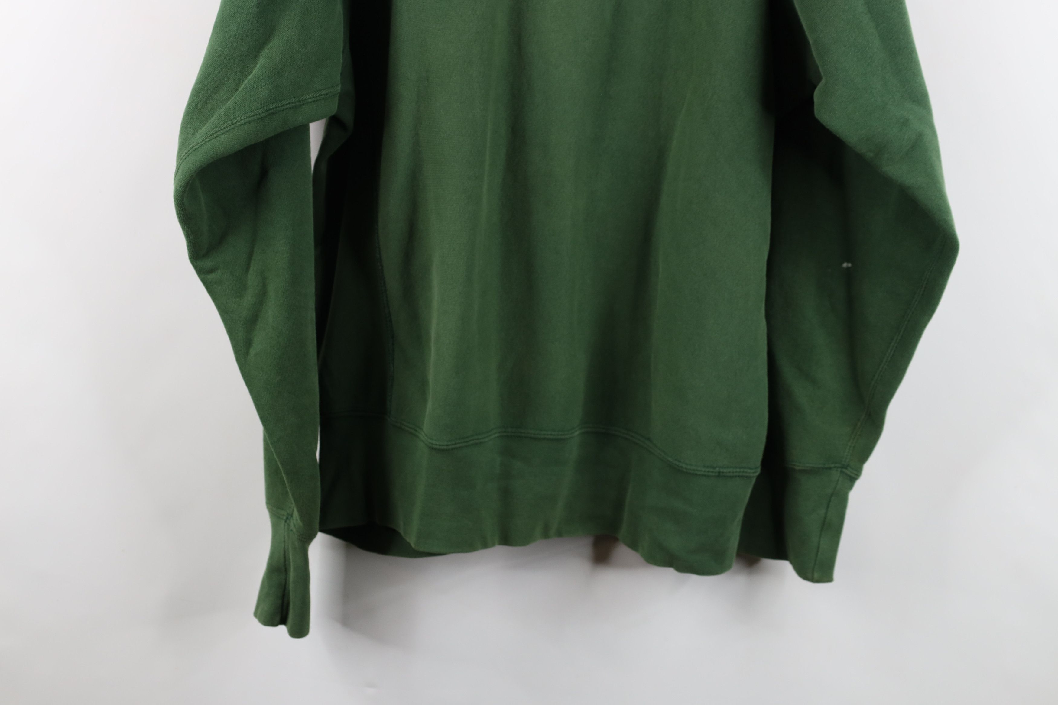 Vintage Vintage 90s Spell Out Malone College Sweatshirt Green USA Size US L / EU 52-54 / 3 - 15 Thumbnail