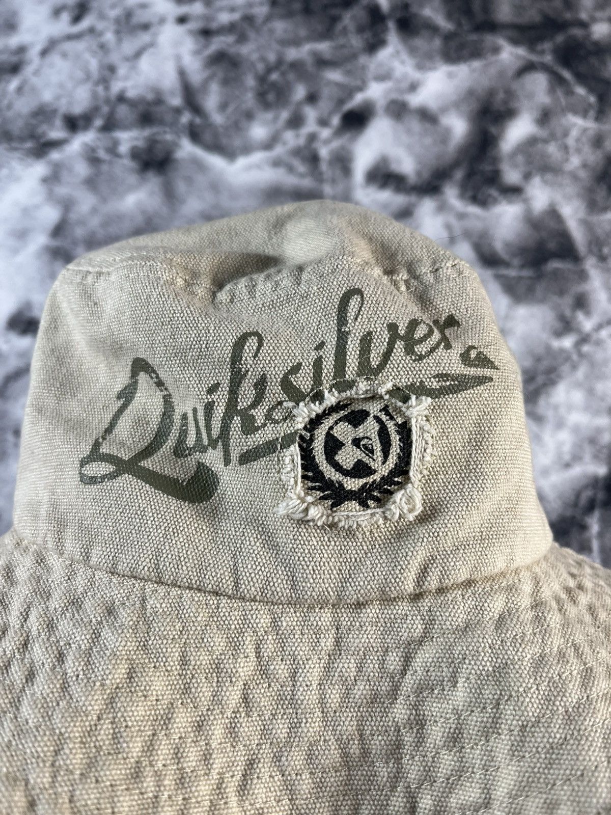 Quiksilver Vintage Quiksilver Bucket Hat Beige Surf Y2K Cotton Size ONE SIZE - 3 Thumbnail