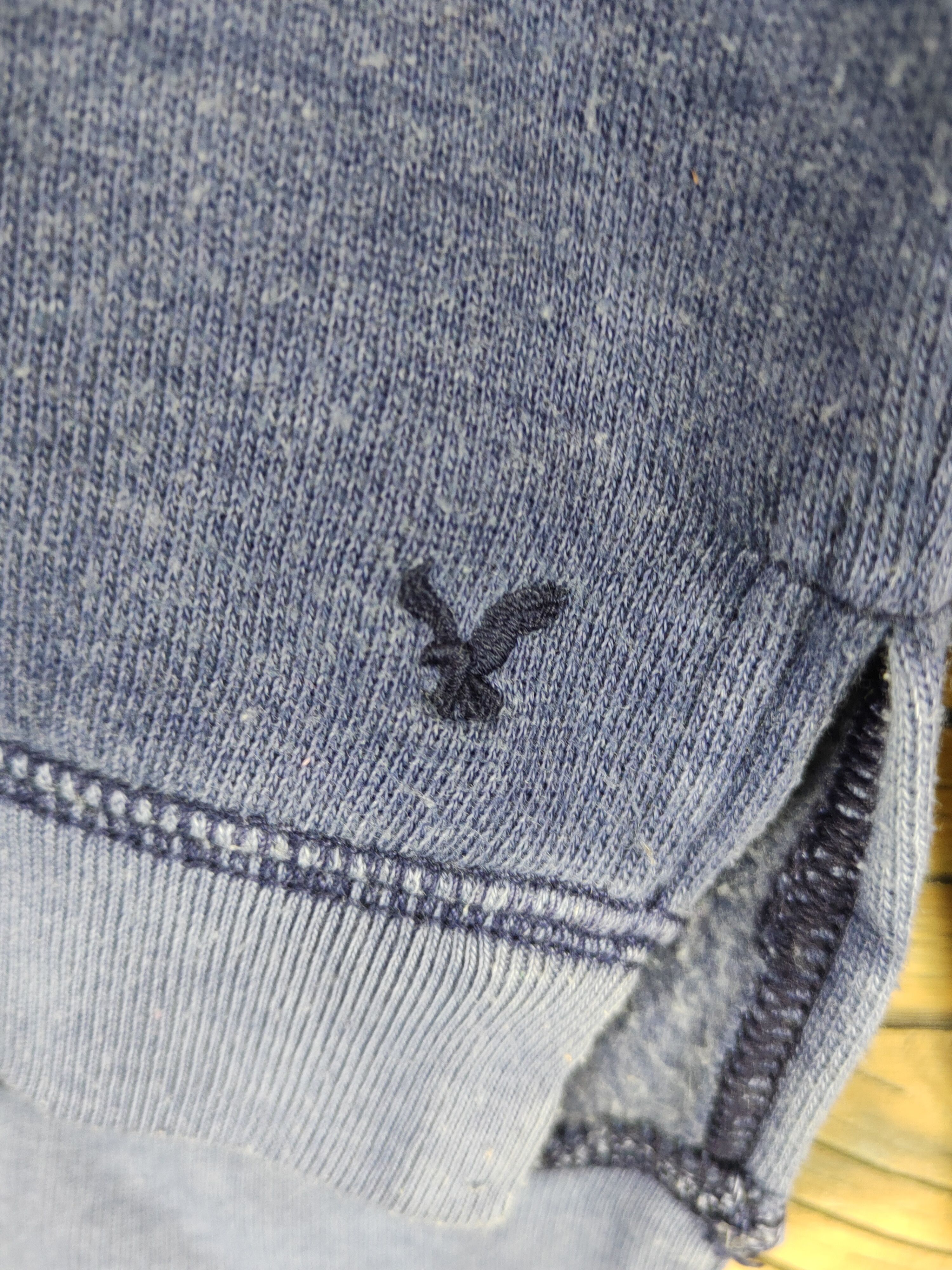 American Eagle Outfitters × Japanese Brand × Vintage American Eagle Outfitters Navy Hoodie Sweatshirts #W1126 Size US S / EU 44-46 / 1 - 7 Thumbnail