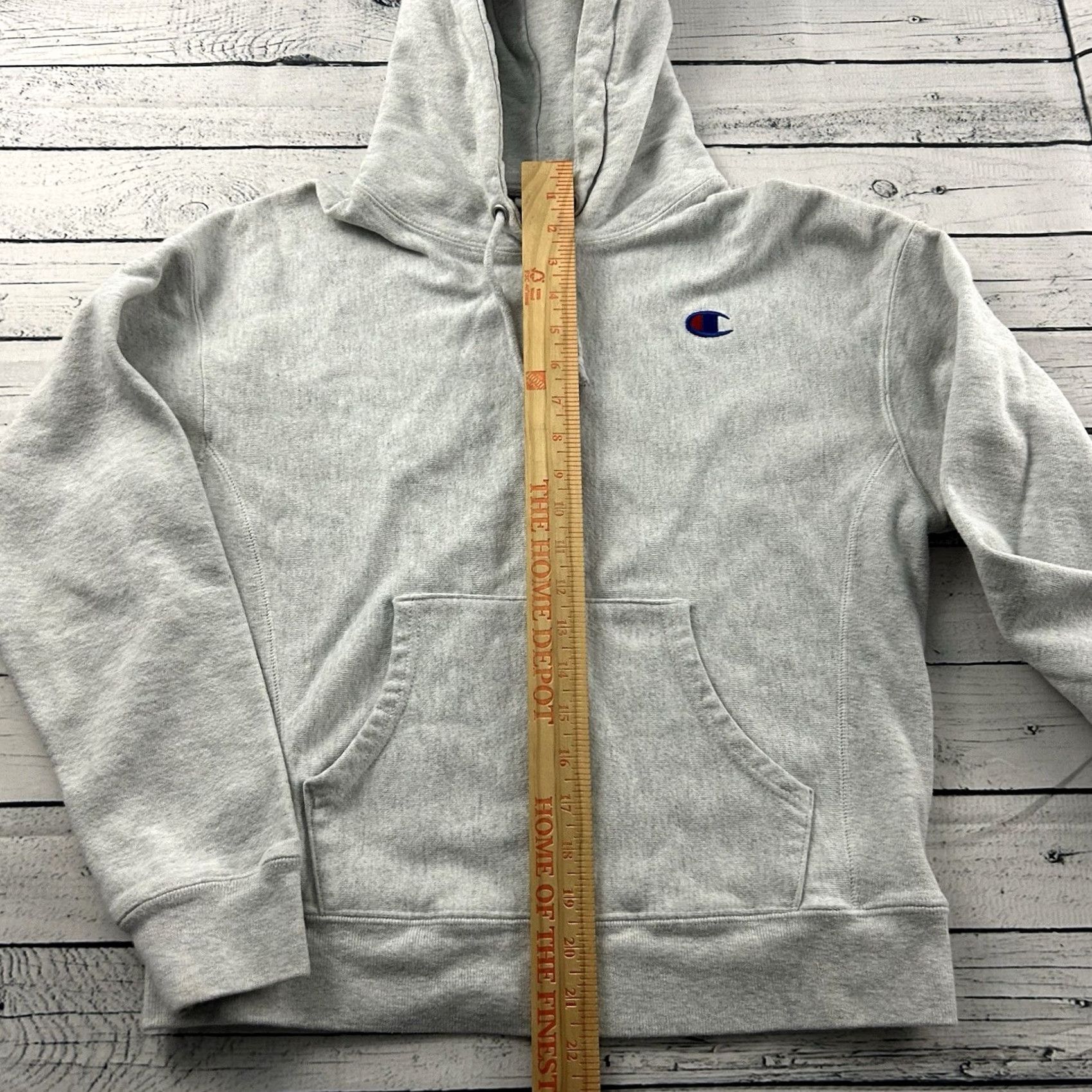 Champion Champion Reverse Weave Hoodie Sweatshirt Women's M Gray Pullover Reversible Activewear Size M / US 6-8 / IT 42-44 - 5 Thumbnail