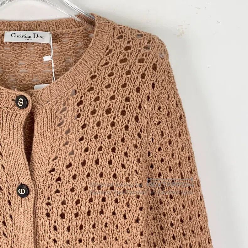 Dior Dior Brown alpaca wool round neck single-breasted long-sle Size M / US 6-8 / IT 42-44 - 3 Thumbnail