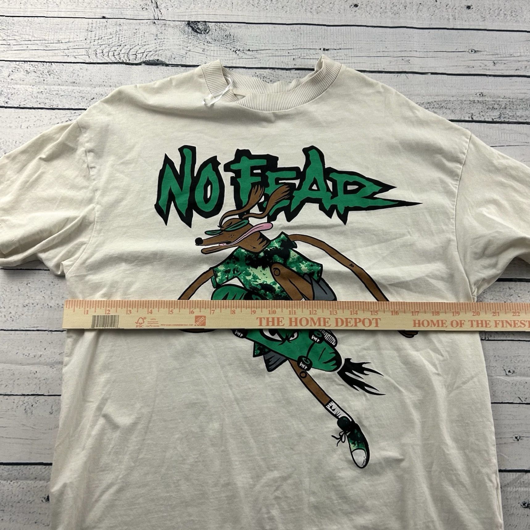 H&M No Fear H&M Short Sleeve T Shirt Men's XS Ivory Size US XS / EU 42 / 0 - 5 Thumbnail