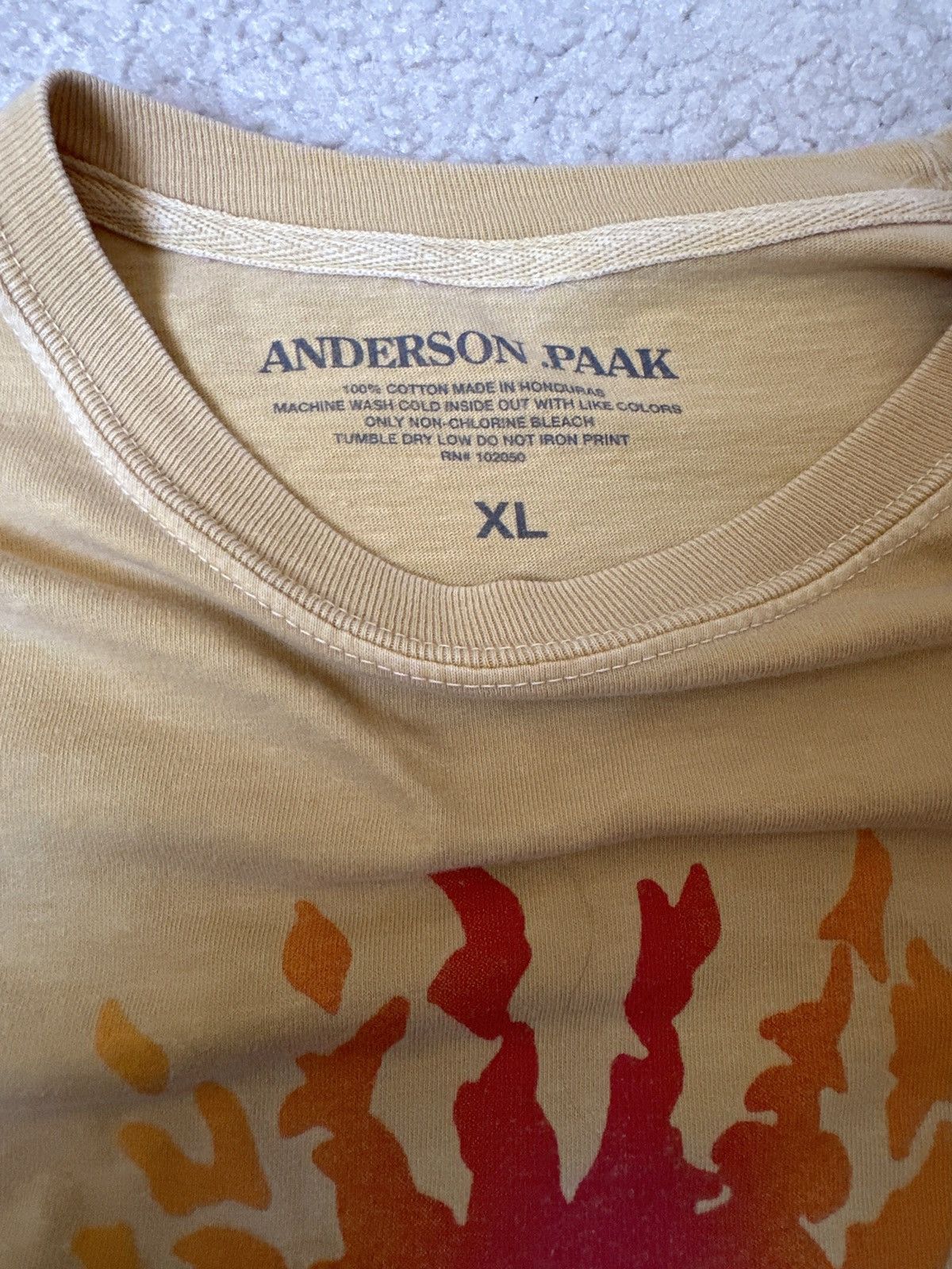 Band Tees Anderson Paak 2019 Tour Long Sleeve - XL Size US XL / EU 56 / 4 - 4 Thumbnail