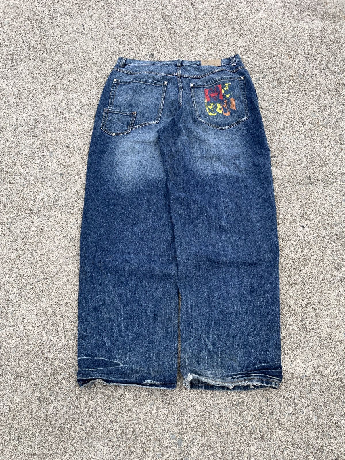 Makaveli 90s Tupac Baggy Denim Size US 36 / EU 52 - 1 Thumbnail