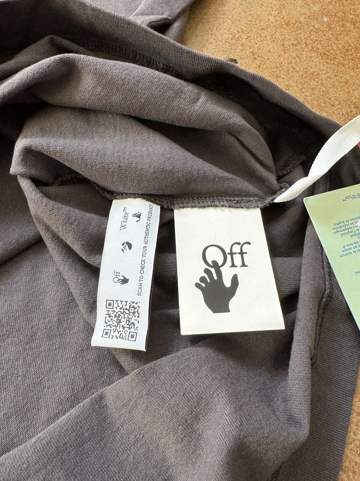 Off-White Diag Print Tee Black Medium