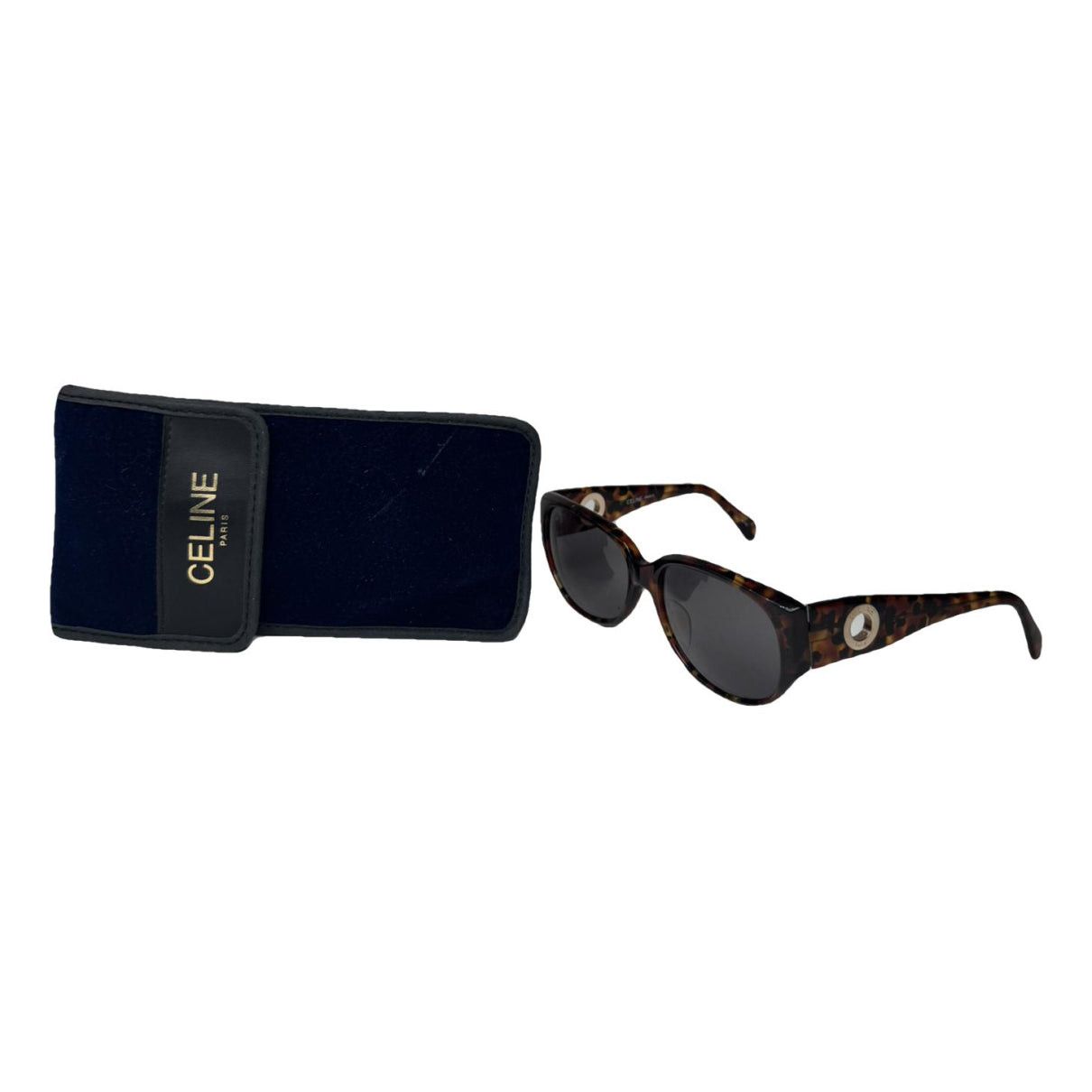 Celine Brown Plastic Sunglasses Size ONE SIZE - 1 Thumbnail