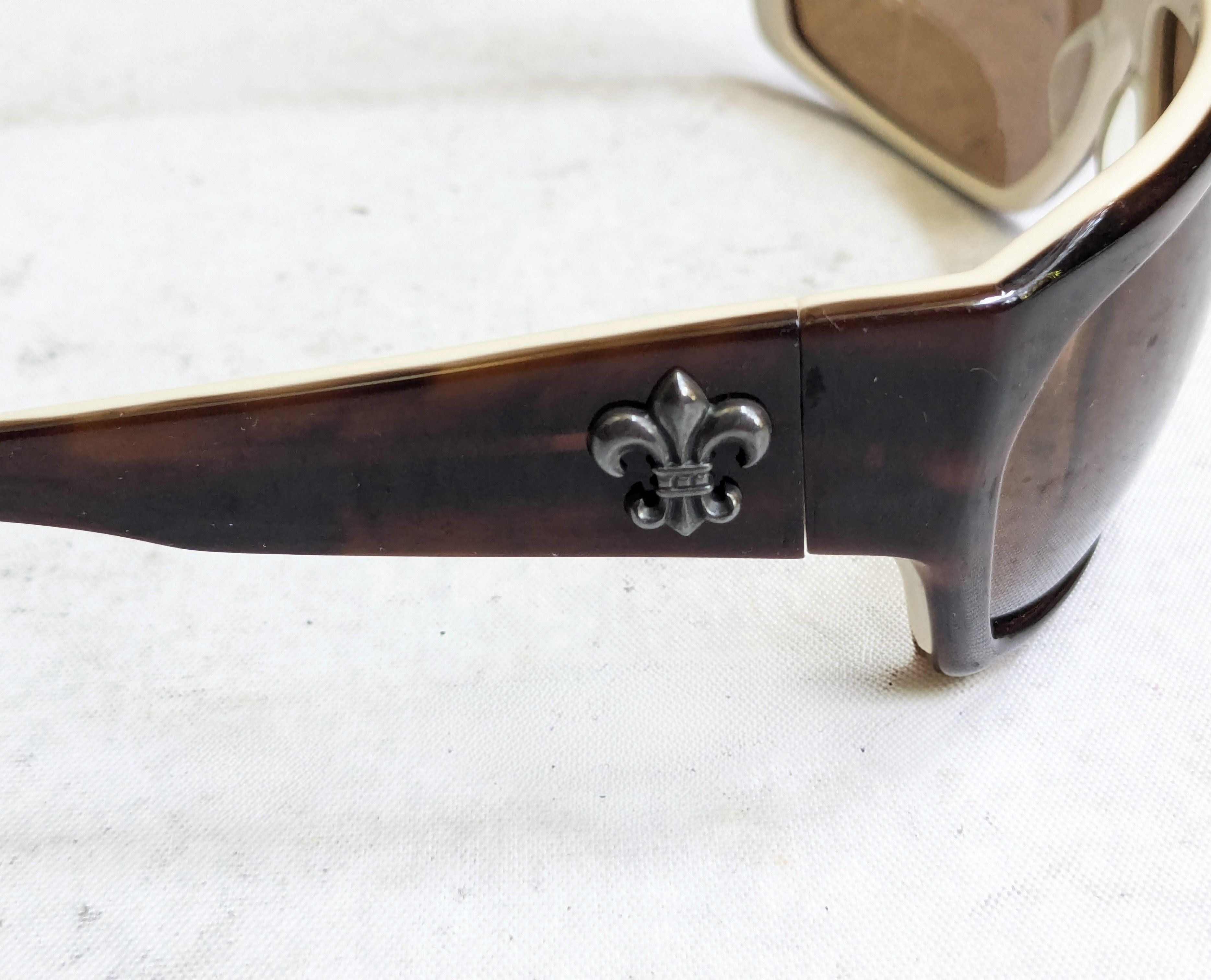 Chrome Hearts Chrome Hearts Wam Bam Sunglasses Brown Flier De Lis Size ONE SIZE - 9 Thumbnail
