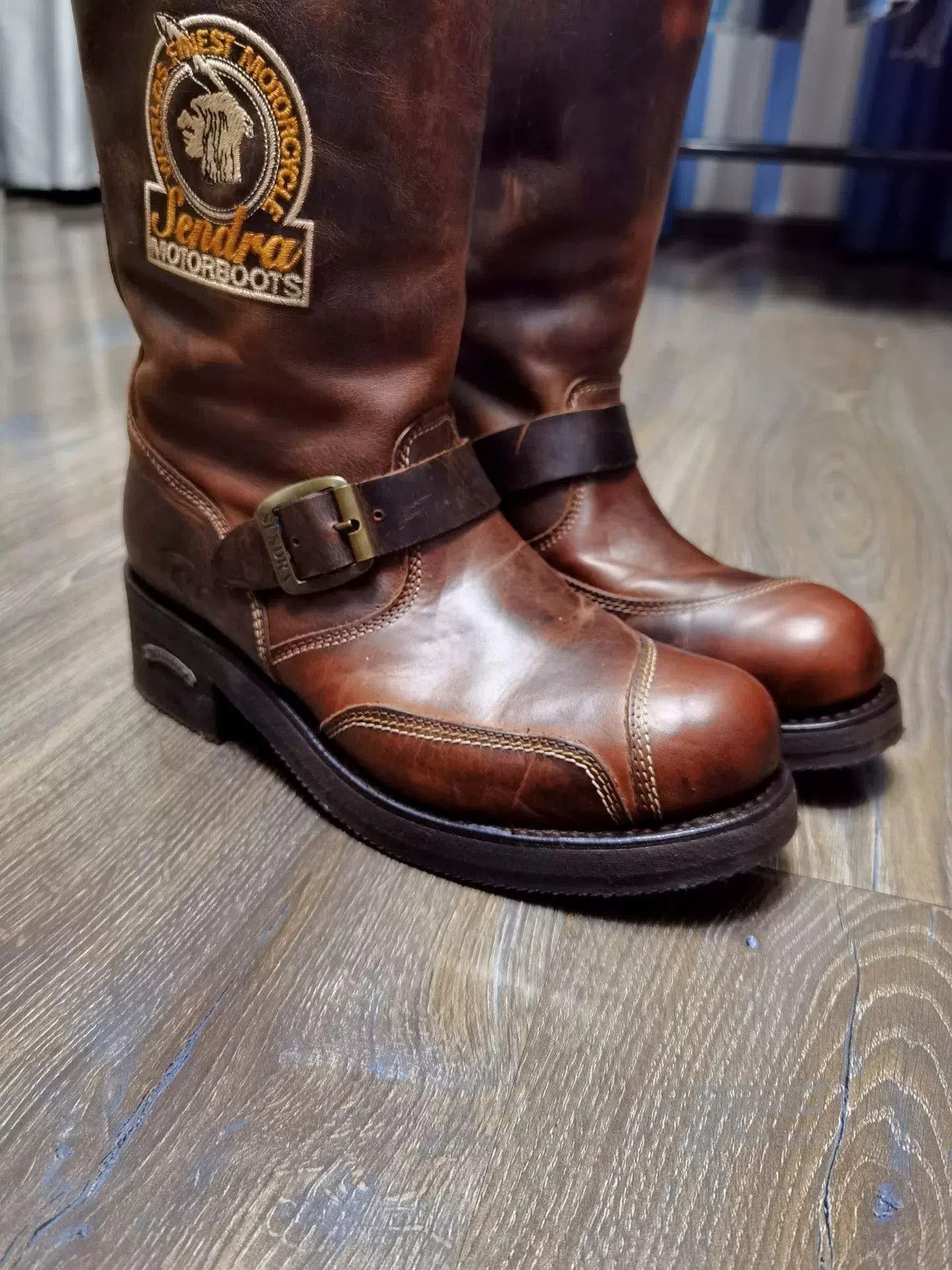 Other Sendra Old Model Engineer Boots. Size US 7 / EU 40 - 7 Thumbnail