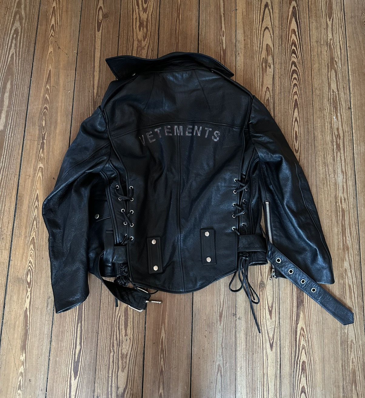 Vetements Vetements AW15 Leather jacket Size US XS / EU 42 / 0 - 2 Thumbnail