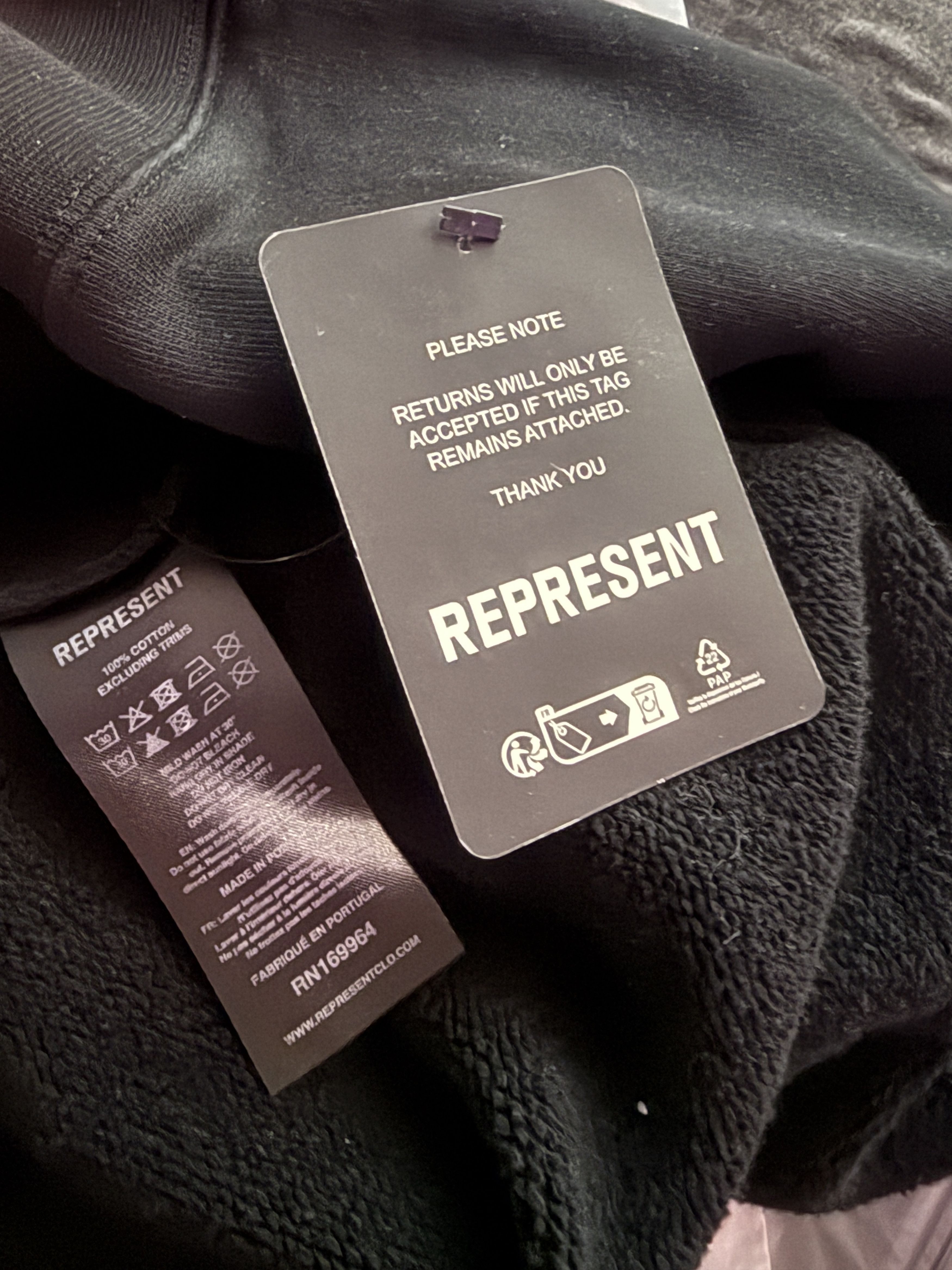 Represent Clo. Initial Boxy Hoodie Size US XS / EU 42 / 0 - 5 Thumbnail