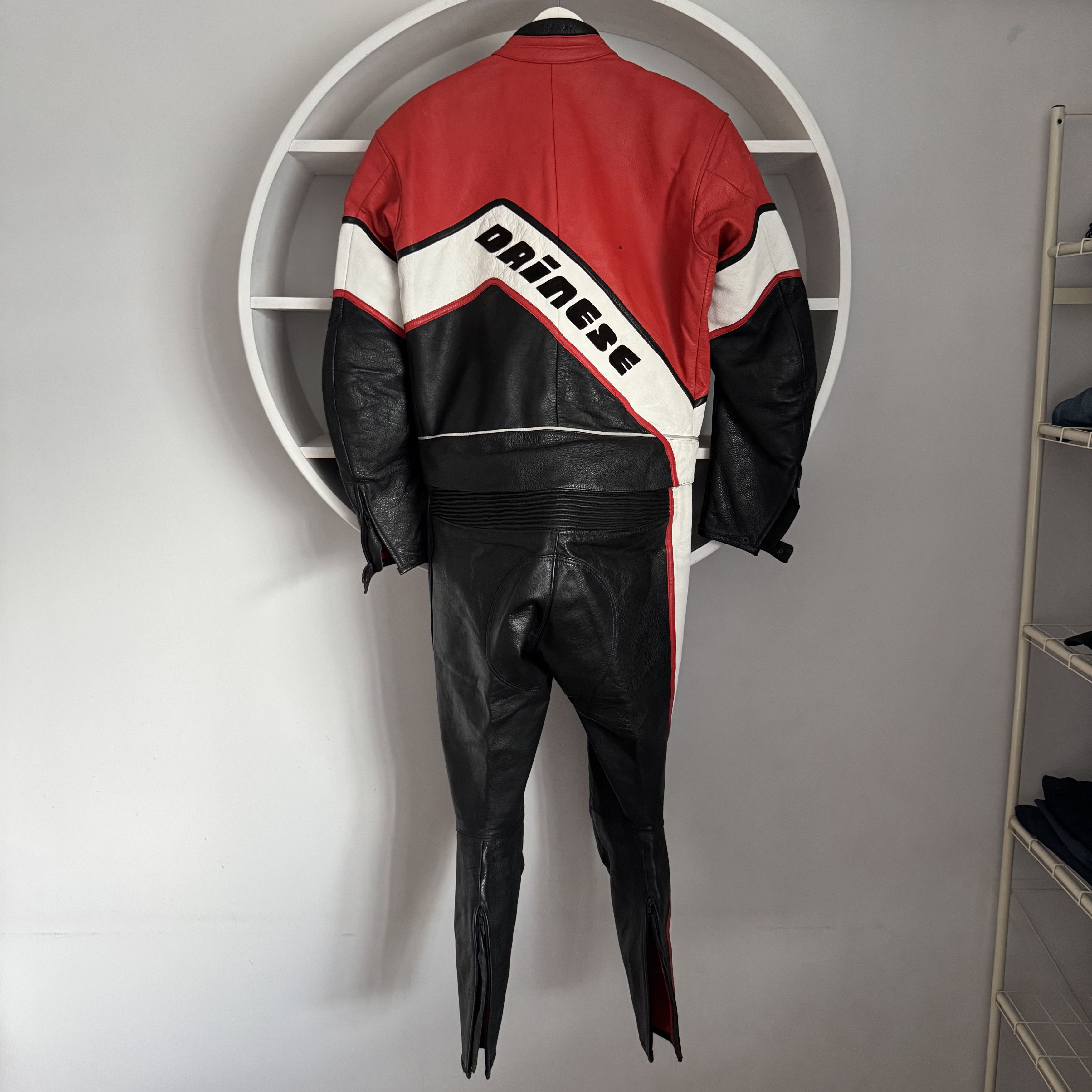 Dainese Vintage DAINESE Moto Suit – Jacket + Pants – Leather Logo Size 46R - 1 Thumbnail