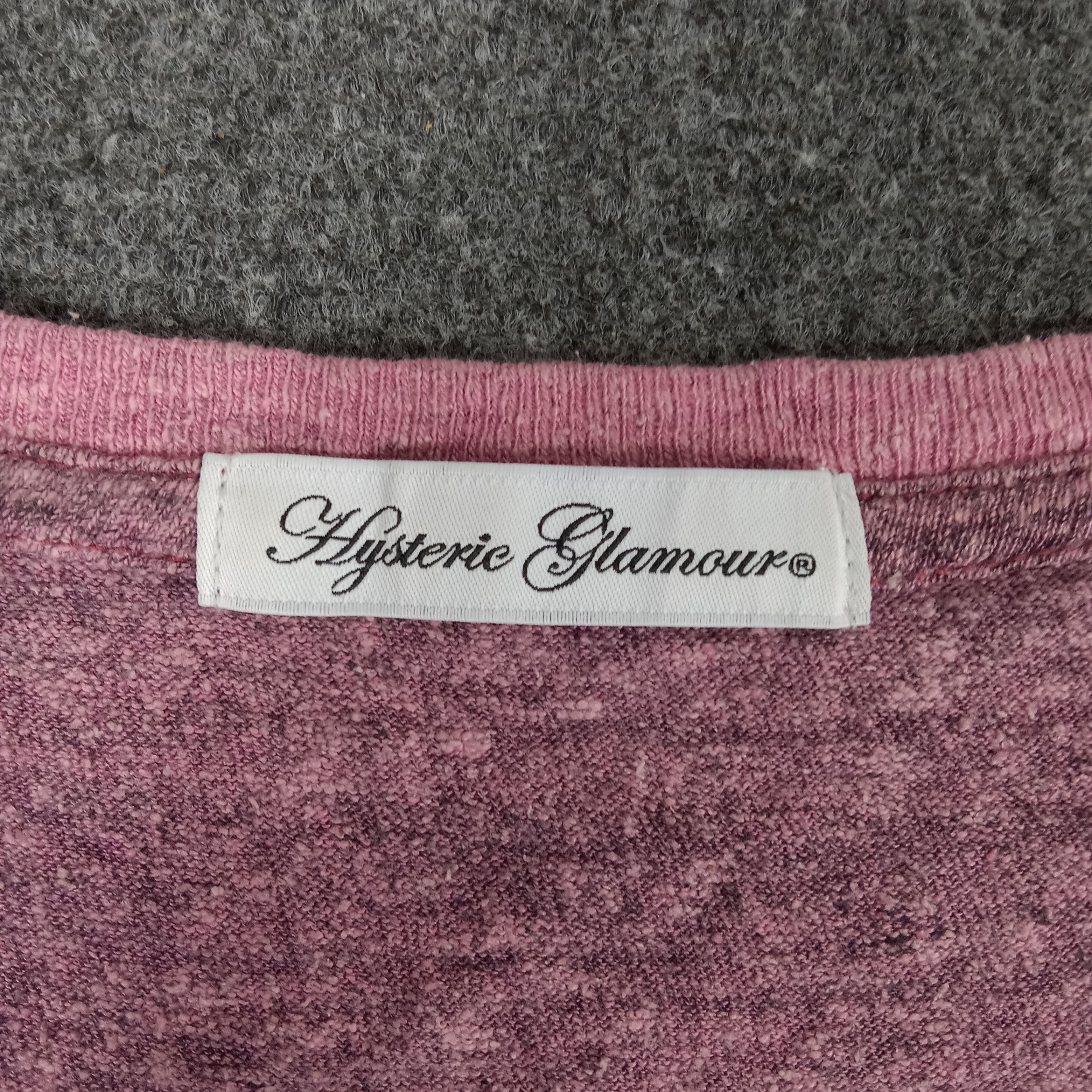 Hysteric Glamour × Japanese Brand × Vintage Hysteric Glamour Japanese Brand Tshirt Size S / US 4 / IT 40 - 4 Thumbnail