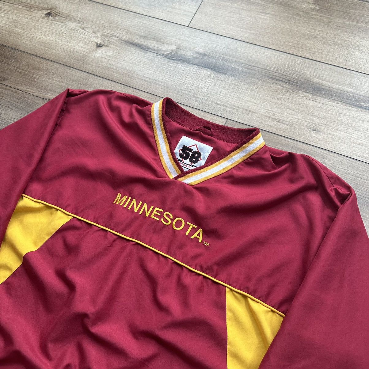 Other Vintage 90s Minnesota Golden Gophers Windbreaker Pullover Size US L / EU 52-54 / 3 - 4 Thumbnail