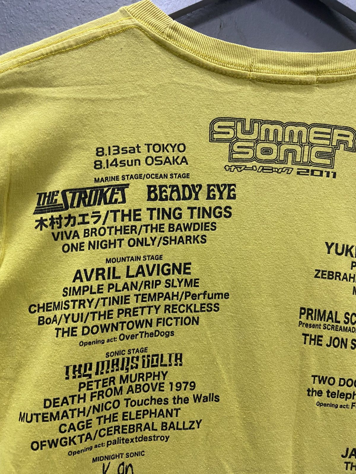 Band Tees SUMMER SONIC TOKYO OSAKA 2011 TOUR TEE SHIRT Size US M / EU 48-50 / 2 - 6 Thumbnail