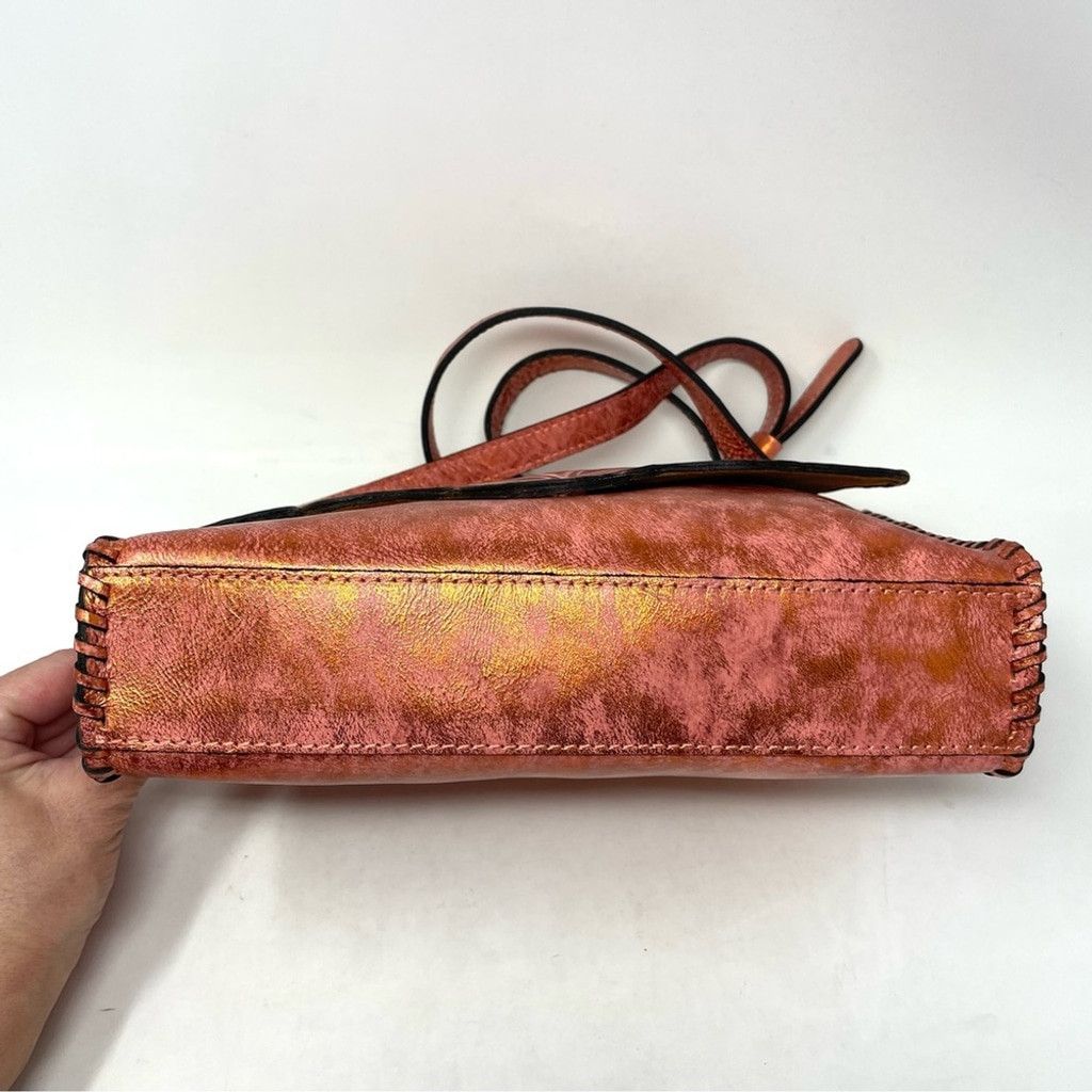 Patricia Nash NEW Patricia Nash Sarola Burnt Coral Hand Tooled Leather Bag Size ONE SIZE - 8 Thumbnail
