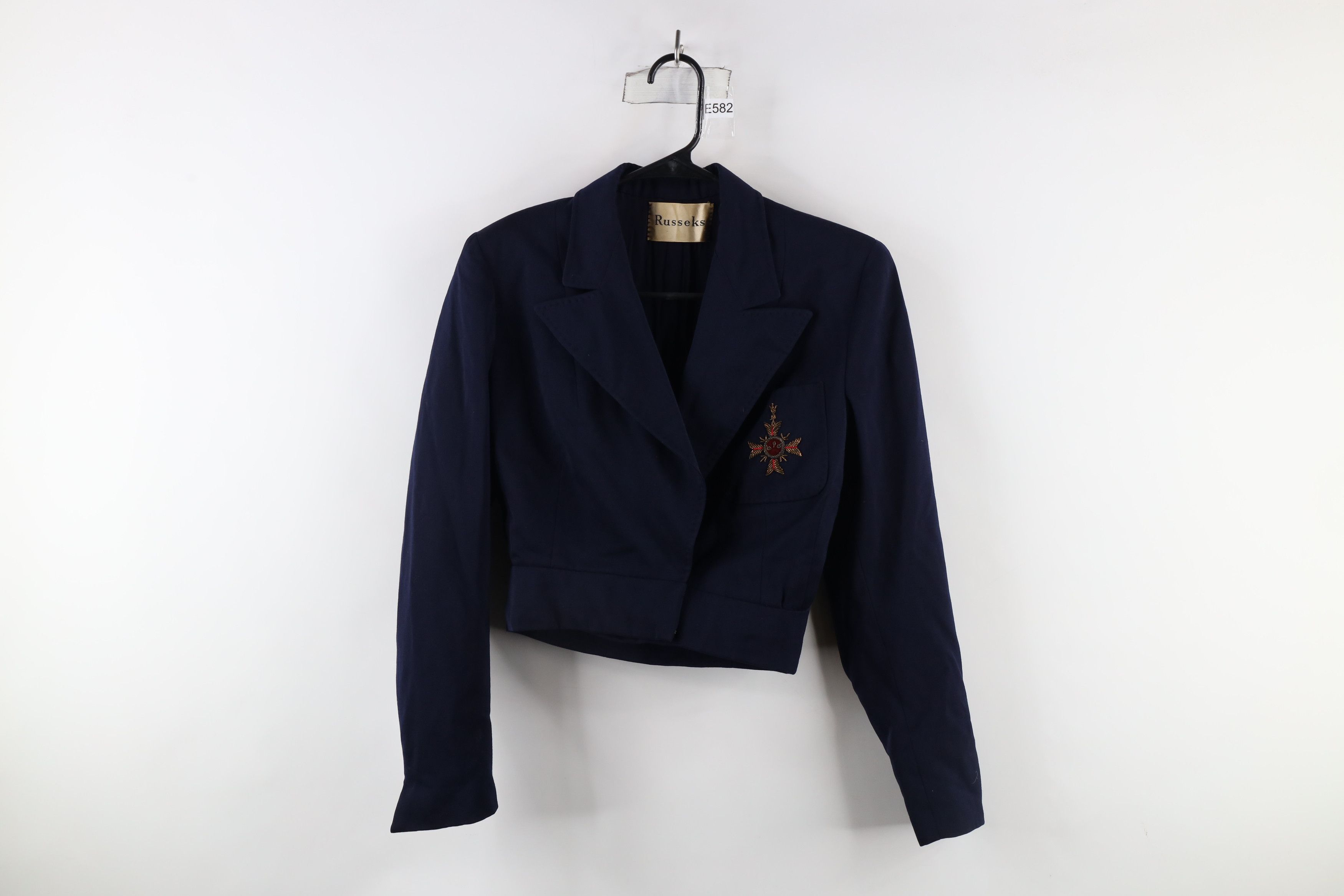 Vintage Vintage 30s 40s Military Crest Clasp Hook Blazer Jacket USA Size M / US 6-8 / IT 42-44 - 1 Thumbnail
