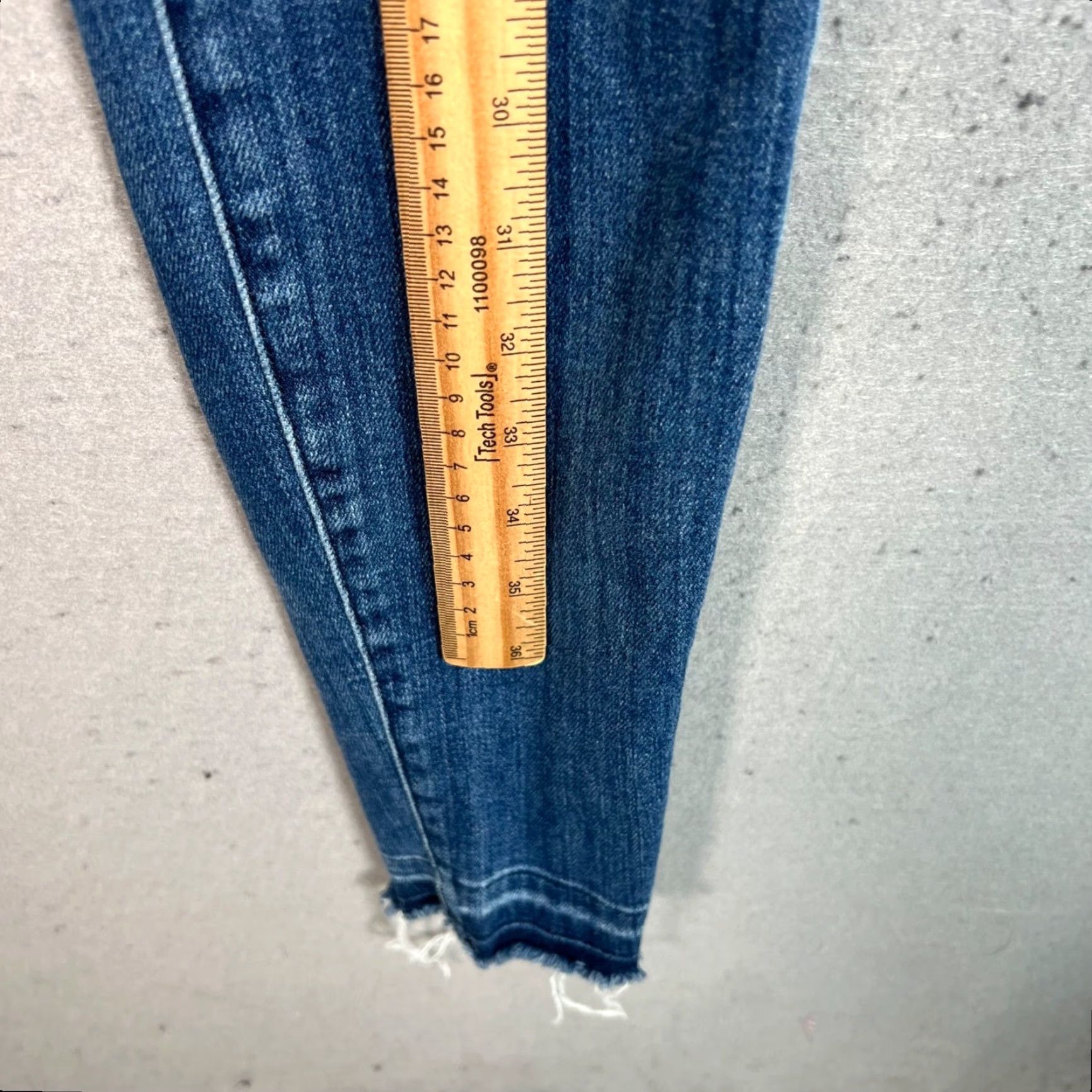 AYR AYR Jeans Adult 27 x 32 High-Waisted Skinny Blue Denim 5-Pocket Stretch Womens Size 27" / US 4 / IT 40 - 6 Thumbnail