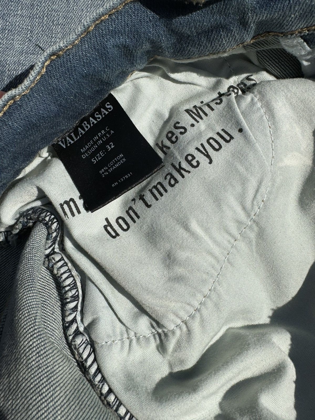 Valabasas Valabasas Stacked Jeans 32 Size US 32 / EU 48 - 5 Thumbnail