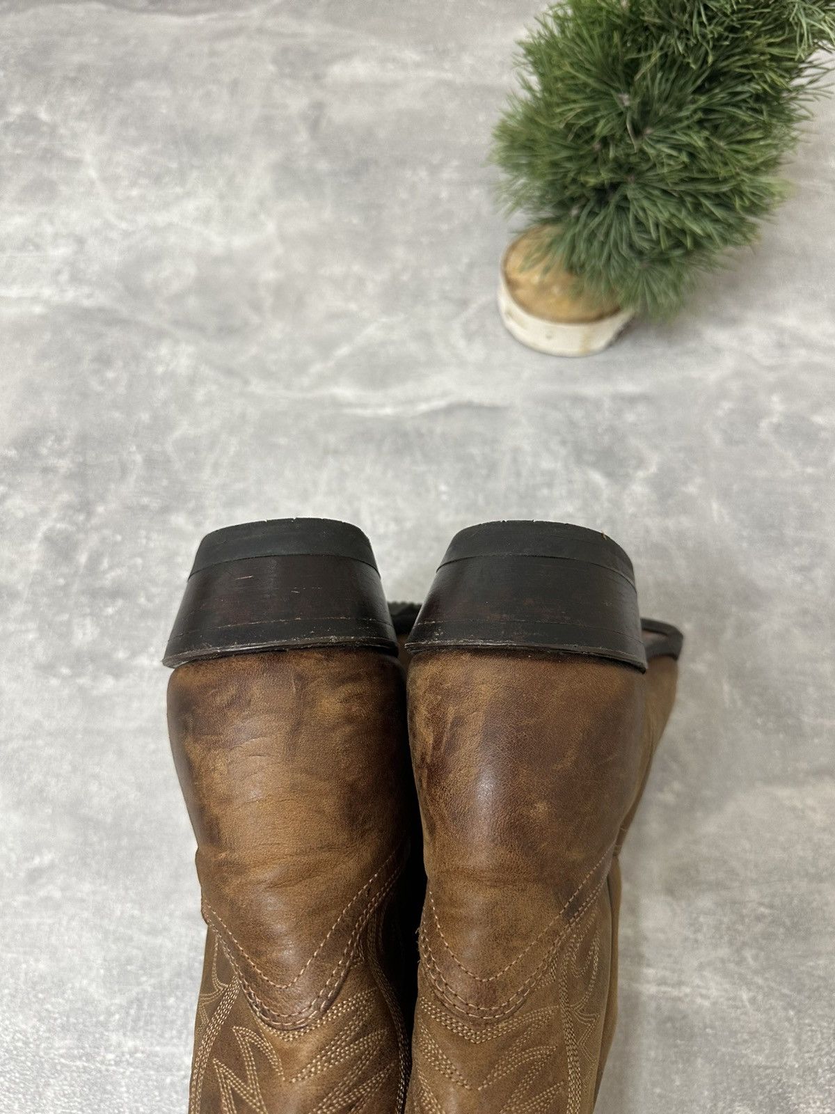 Vintage Vintage Leather Cowboy Boots Western shoes Size US 11 / EU 44 - 14 Thumbnail