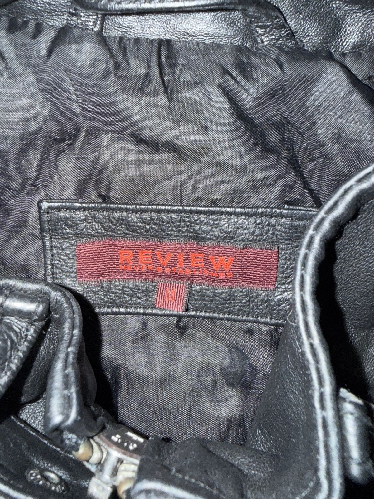 Vintage vintage review pig leather jacket Size US M / EU 48-50 / 2 - 5 Thumbnail