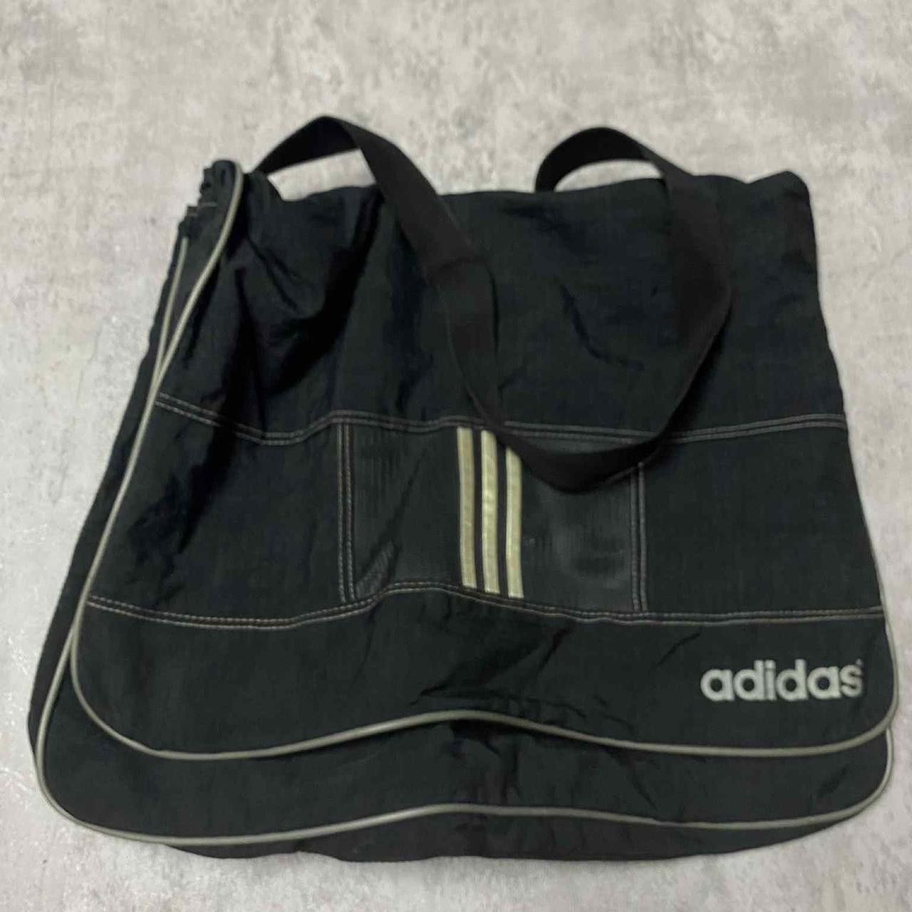 Adidas Adidas black & white duffle bag adidas Size ONE SIZE - 1 Thumbnail