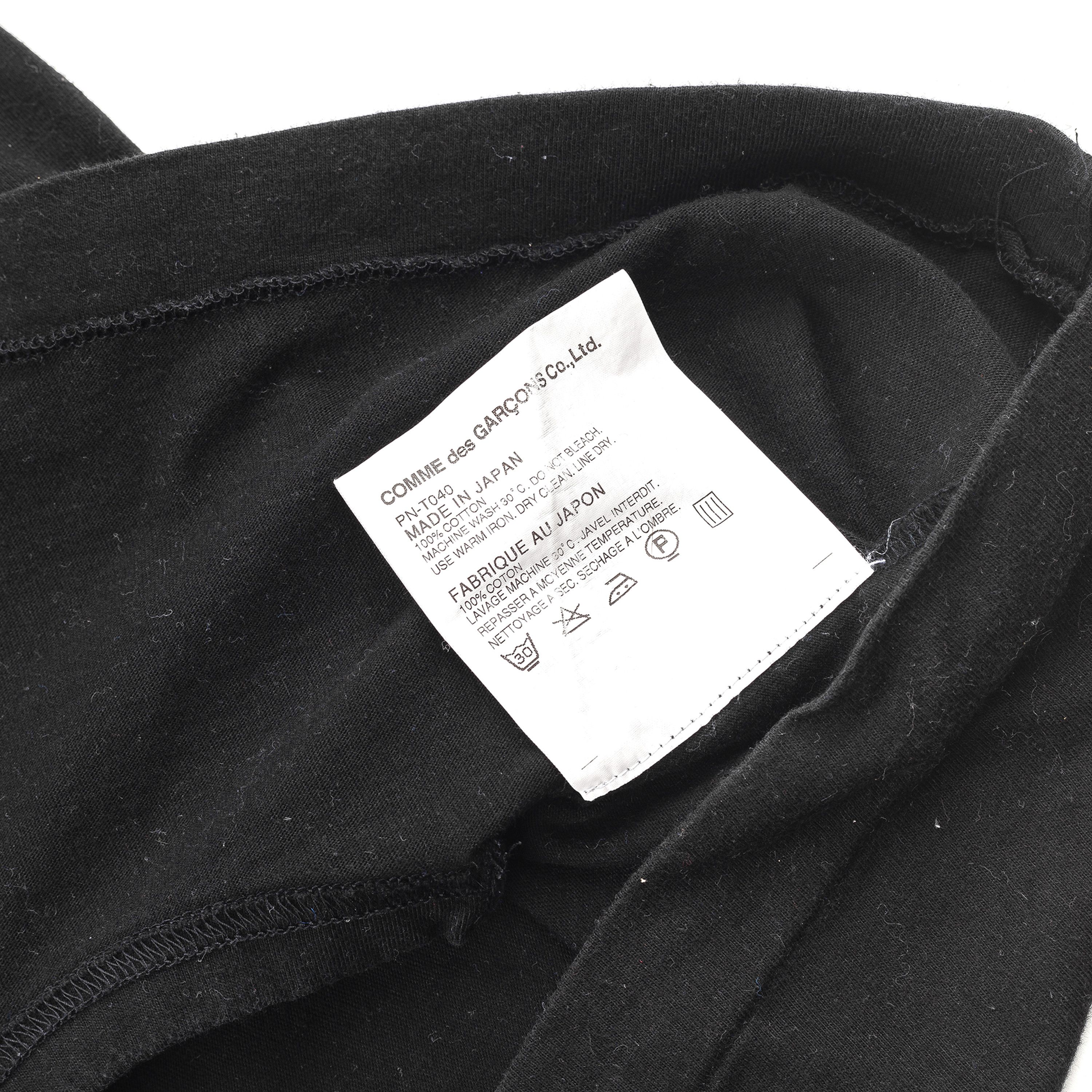 Comme des Garcons × Comme des Garcons Homme × Comme des Garcons Homme Plus Comme des Garçons Homme Plus Black Vintage Holes T-Shirt (M) Size US M / EU 48-50 / 2 - 3 Thumbnail