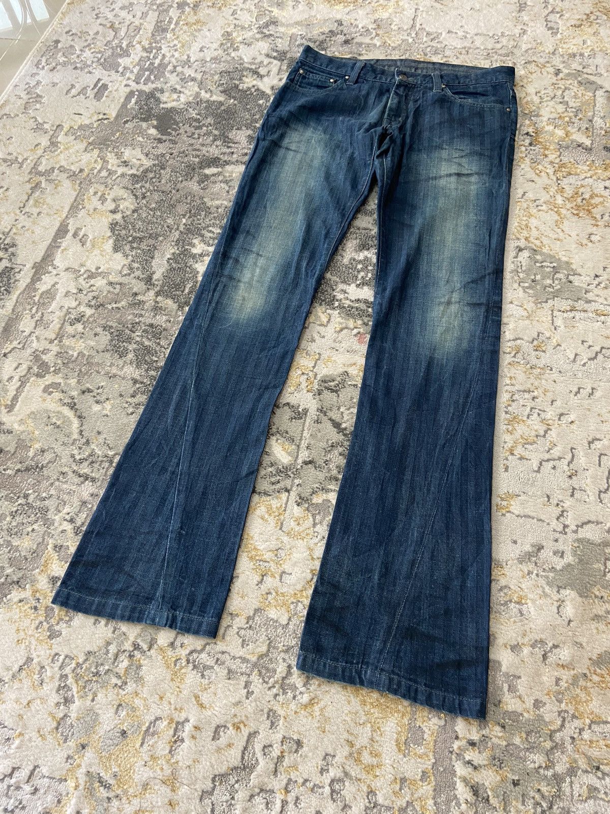 If Six Was Nine × Japanese Brand × Tornado Mart TORNADO FLARE WIDE JEANS 70s VIBES ❤️‍🔥🇯🇵 Size US 34 / EU 50 - 1 Thumbnail