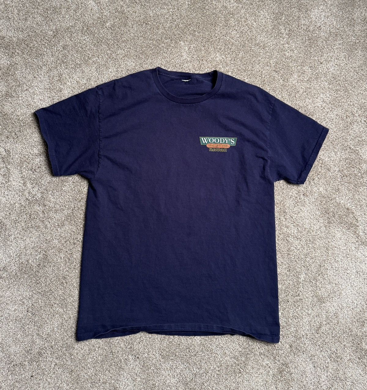 Other NAVY “WOODY’S HAWAII” GRAPHIC TEE Size US L / EU 52-54 / 3 - 3 Thumbnail