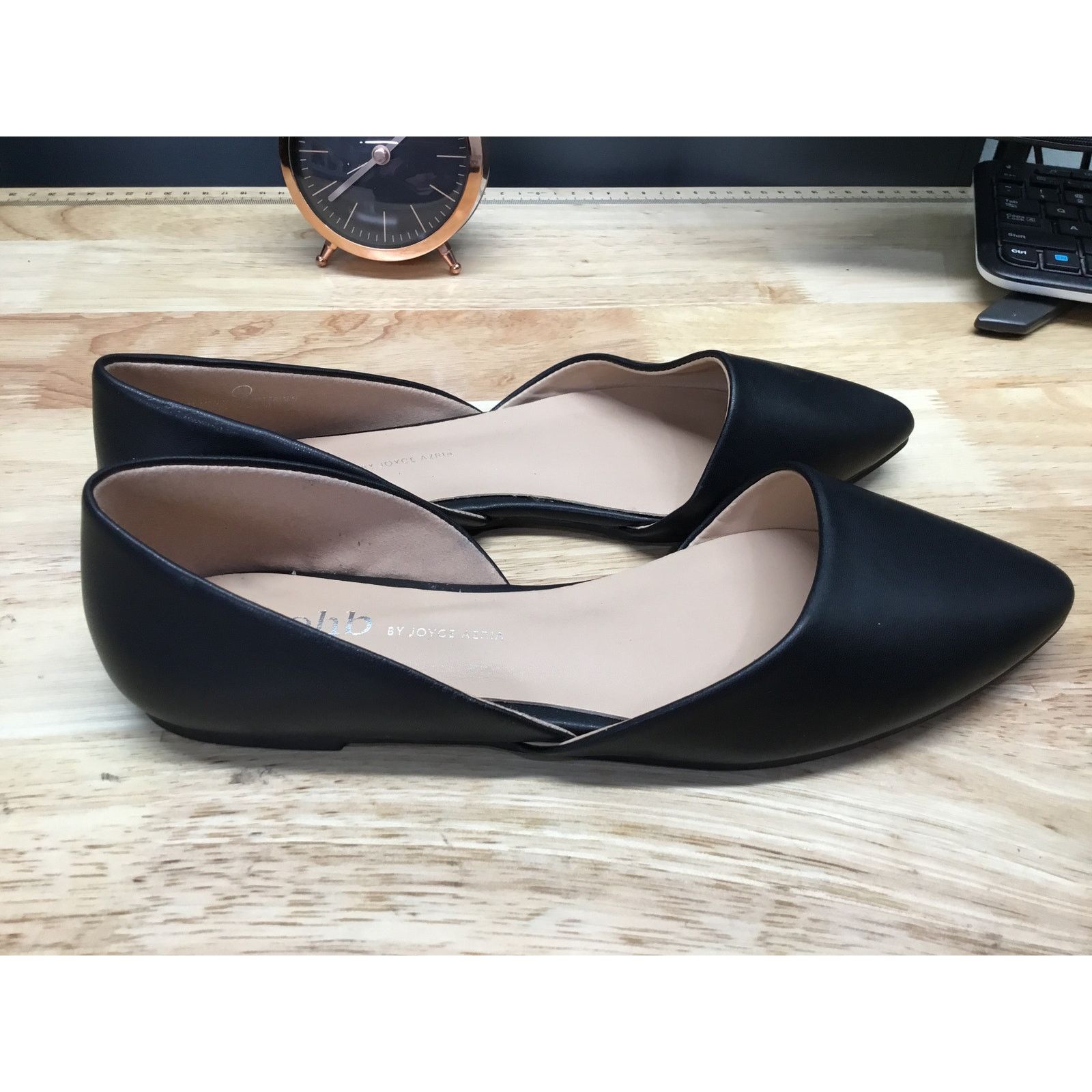 The Unbranded Brand Rohb By Joyce Azria Provence D'Orsay Flats Women's Black 6.5 Size US 6.5 / IT 36.5 - 2 Thumbnail
