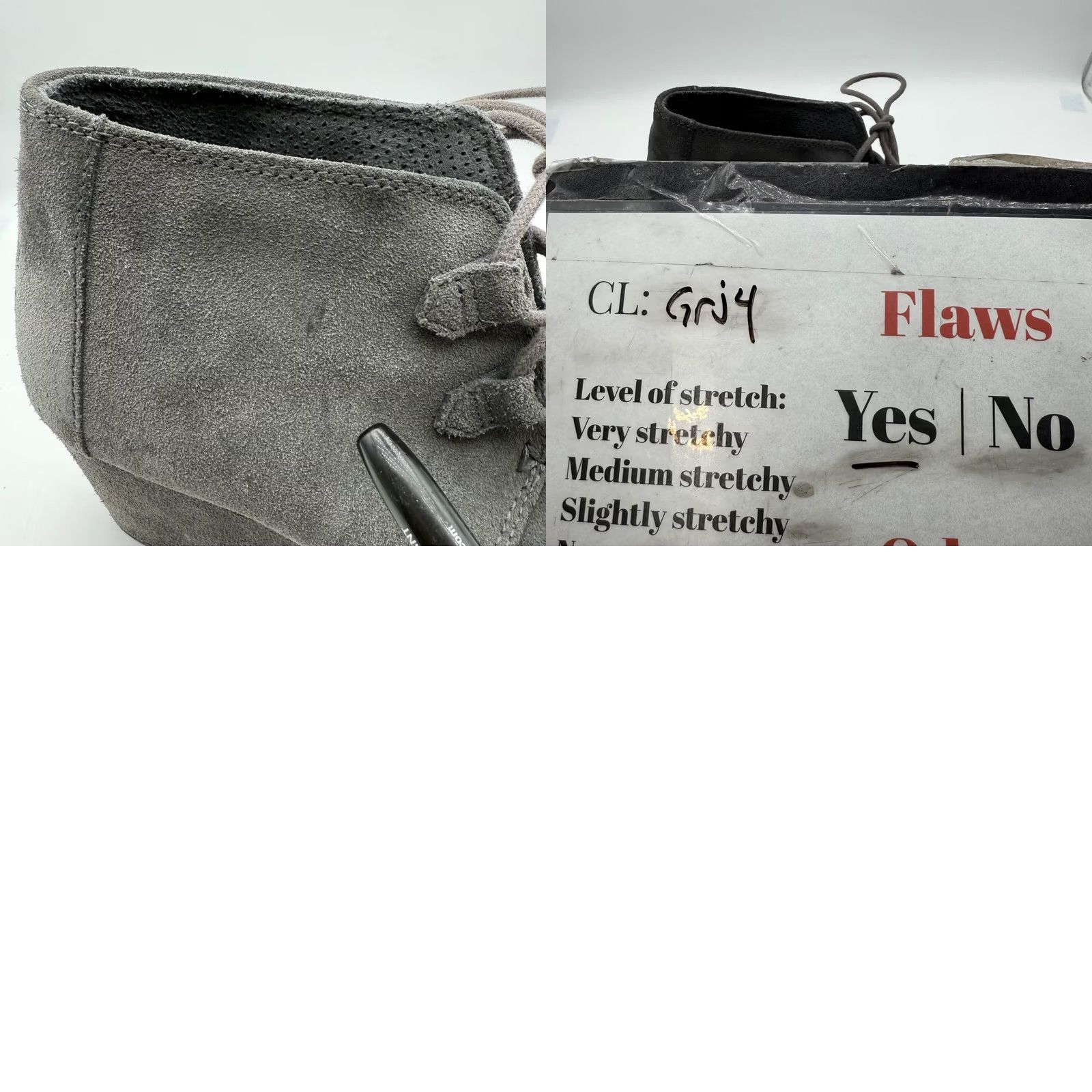Toms Toms Womens Kala Wedge Bootie Ankle Lace Up Suede Gray Size 9 Shoes Size US 9 / IT 39 - 9 Thumbnail