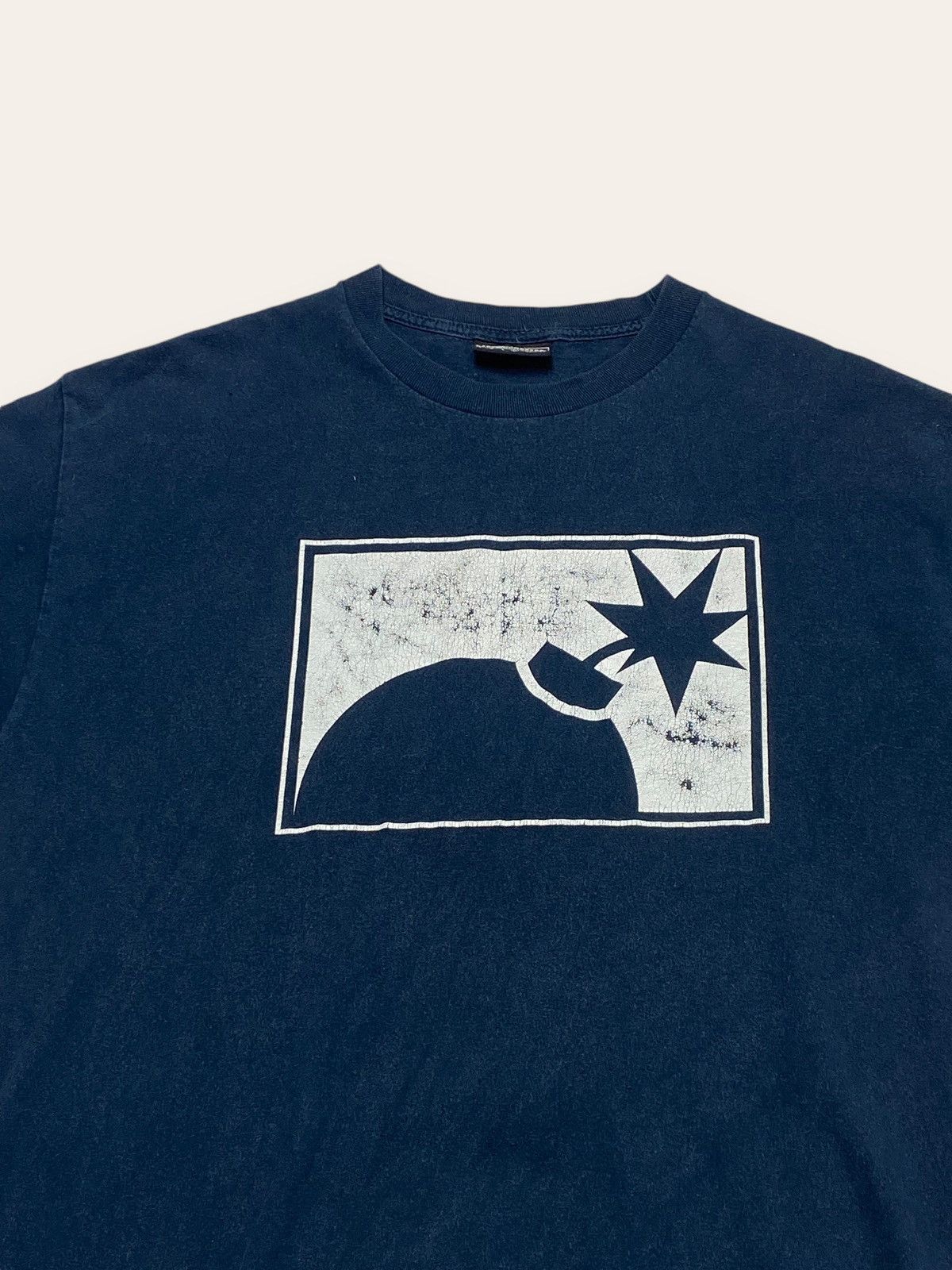 The Hundreds Vintage THE HUNDREDS Big Logo Deep Navy Tee Shirt Size US L / EU 52-54 / 3 - 2 Thumbnail