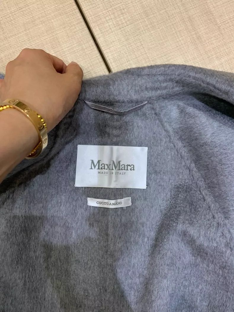 Max Mara Max Mara Grey, 100% cashmere, water ripple Size S / US 4 / IT 40 - 3 Thumbnail