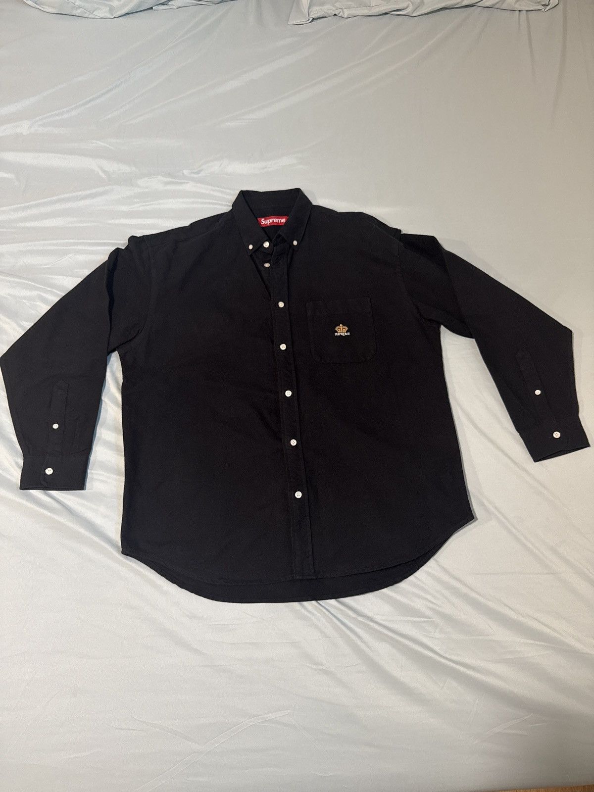 Supreme Loose Fit Flannel Oxford Shirt