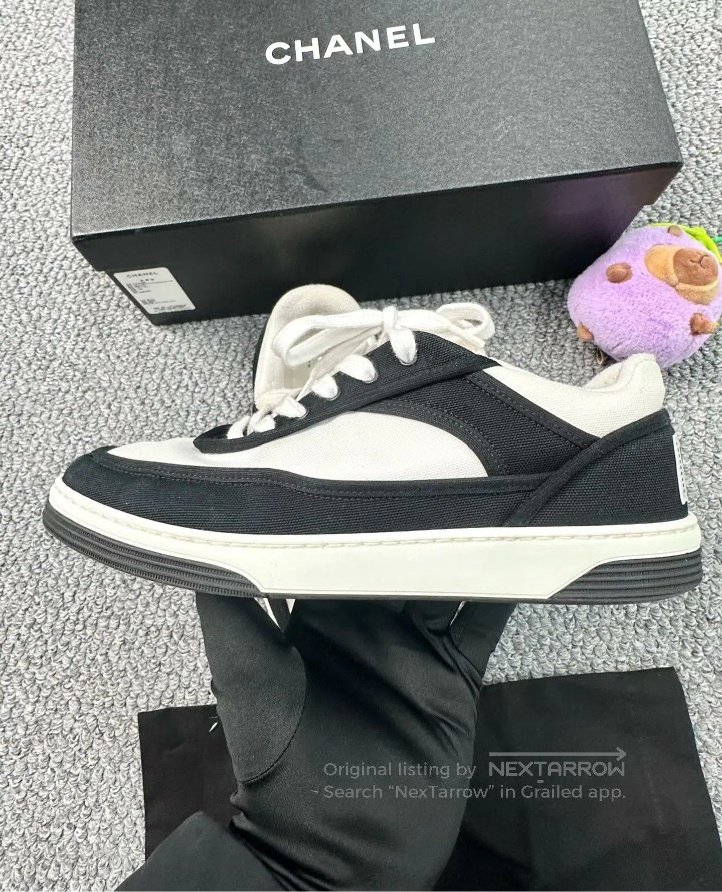 Chanel Chanel Panda Embroidery Logo Leisure Sneakers| Size US 8 / IT 38 - 3 Thumbnail
