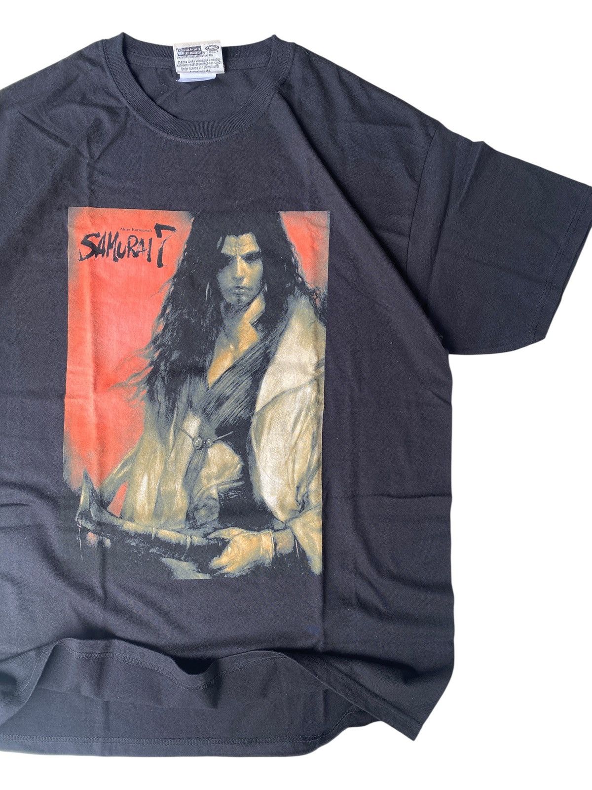 Anime Vintage 2004 Samurai 7 Anime Tee Funimation Licensed Black L Size US L / EU 52-54 / 3 - 3 Thumbnail