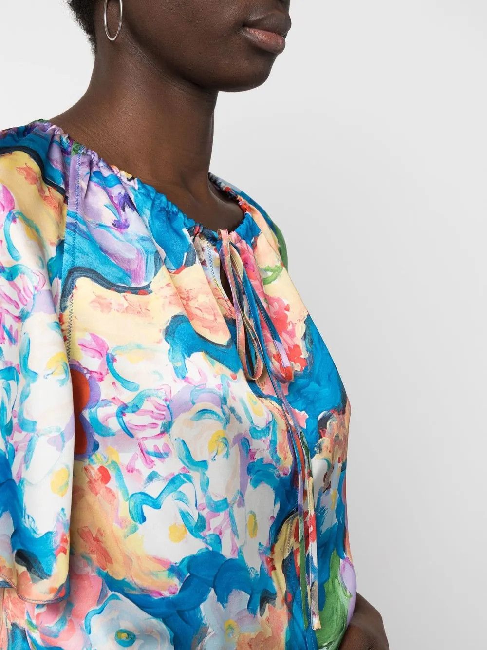 Marni o1y1125 Blouse in Multicolor Size M / US 6-8 / IT 42-44 - 2 Thumbnail