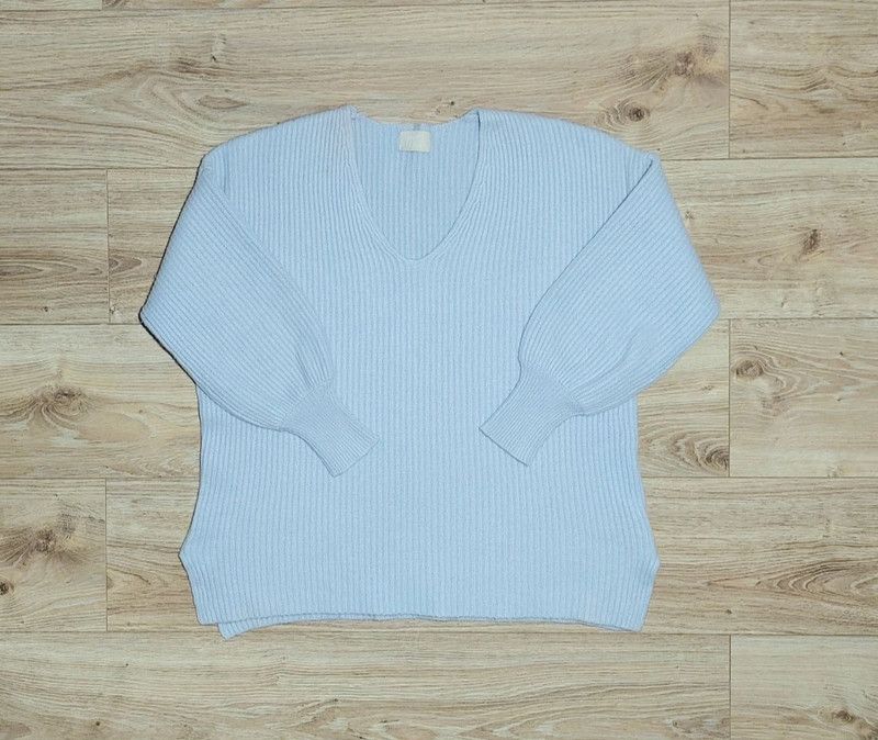 Other 100% cashmere sweater jumper blue thick weave Size M / US 6-8 / IT 42-44 - 1 Thumbnail