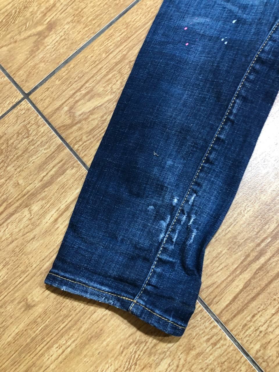Dsquared2 Dsquared2 Distressed Jeans Slim Blue Ripped Stretch Size US 32 / EU 48 - 7 Thumbnail