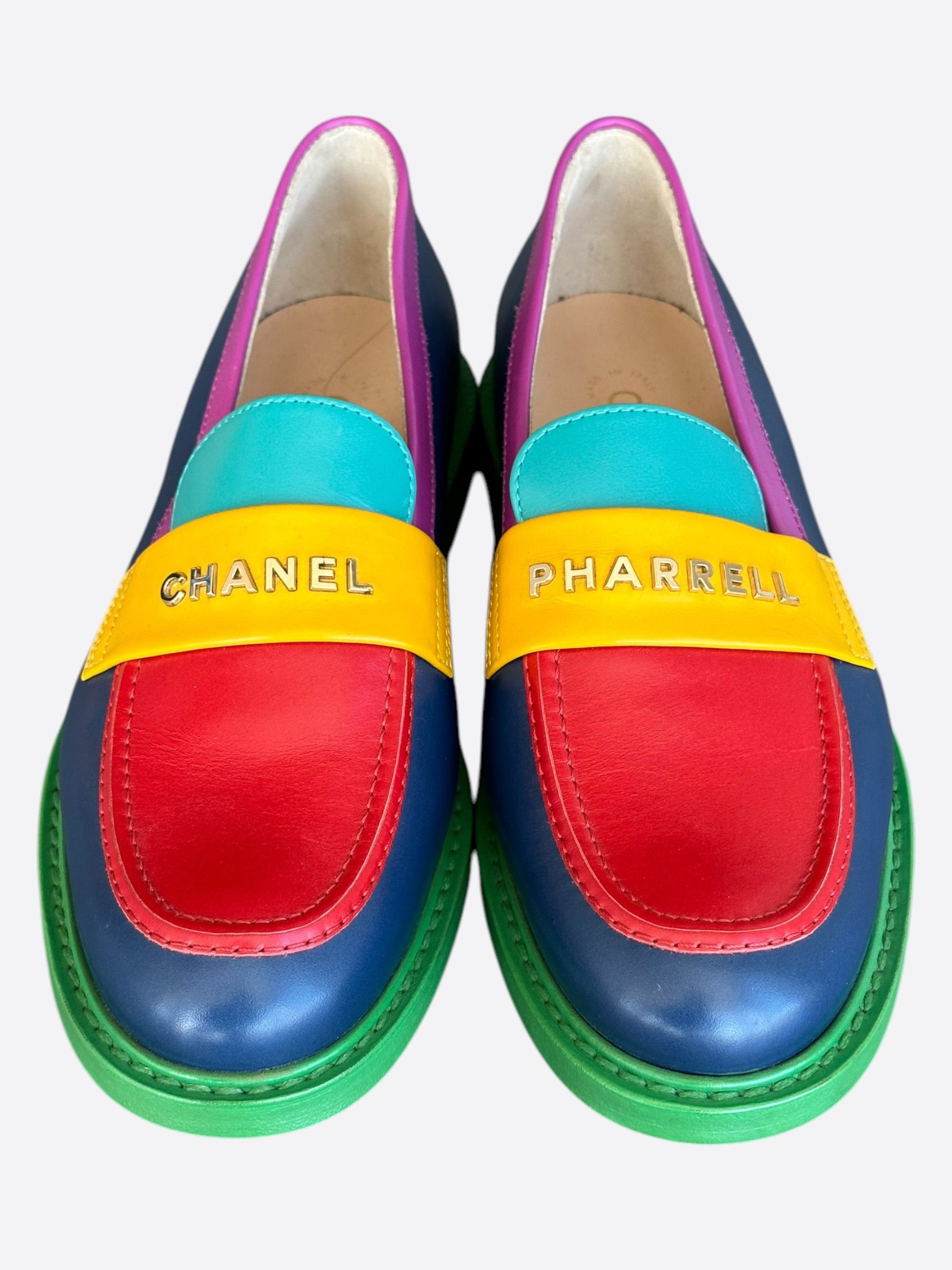 Chanel Chanel Pharrell Multicolor Penny Loafers Size US 7 / EU 40 - 2 Thumbnail