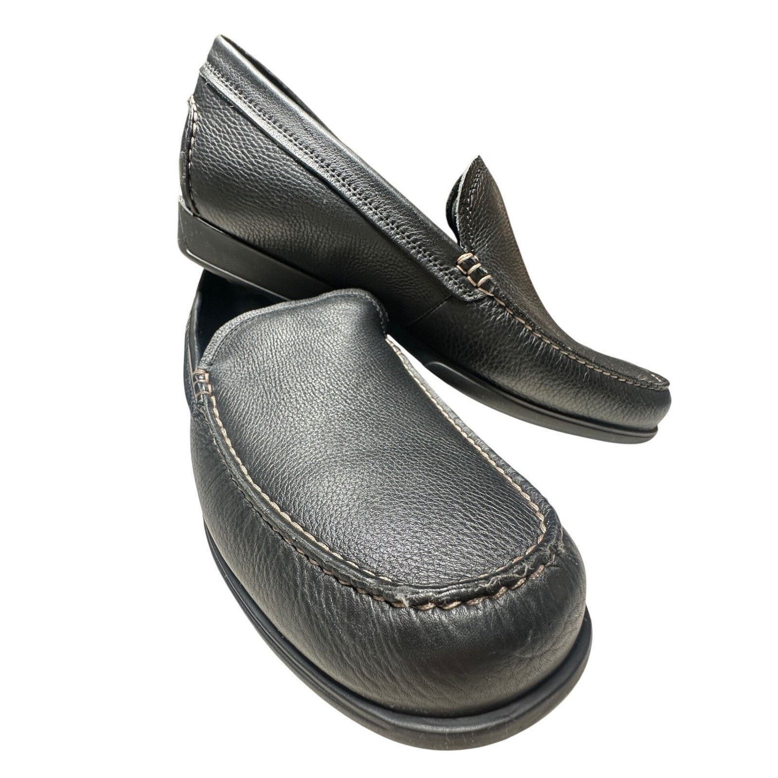 Bostonian Bostonian Loafers Mens 13 Black NEW Leather Slip On Shoes Size US 13 / EU 46 - 5 Thumbnail