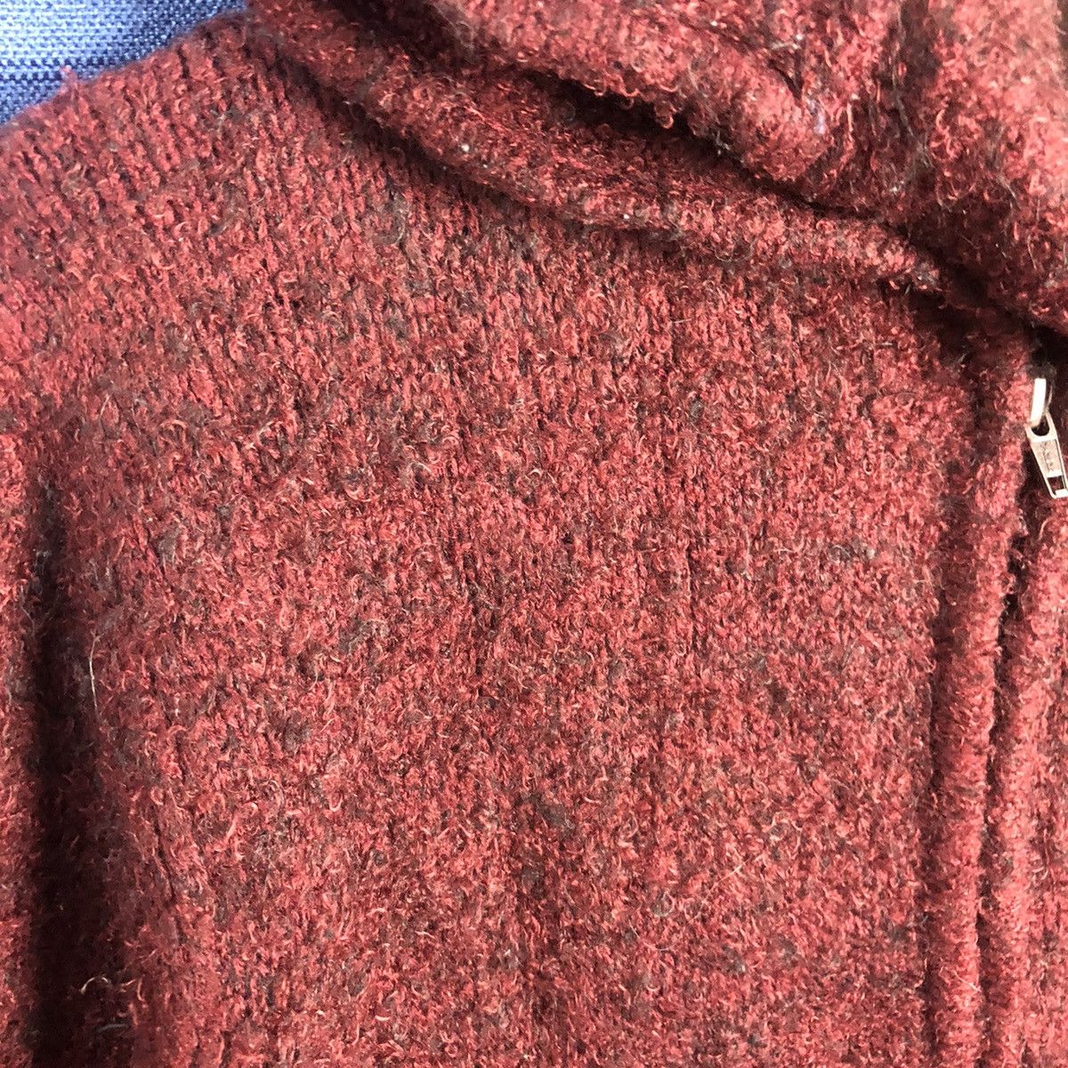 Japanese Brand × Michel Klein Michel Klein Dark Maroon Hoodie #842 Size US S / EU 44-46 / 1 - 6 Thumbnail