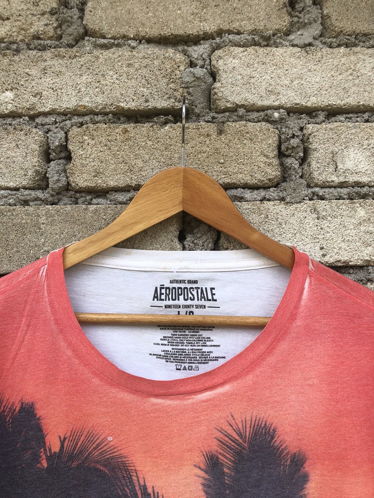 Aeropostale × Japanese Brand × Vintage Aeropostale AOP Palm Tshirts Size US L / EU 52-54 / 3 - 3 Thumbnail