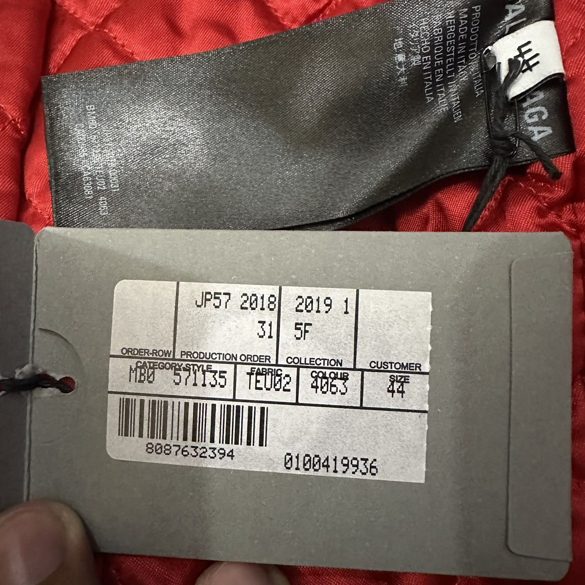 Balenciaga Balenciaga F/W 2019 Steriod shoulder Peacoat jacket Size US S / EU 44-46 / 1 - 9 Thumbnail