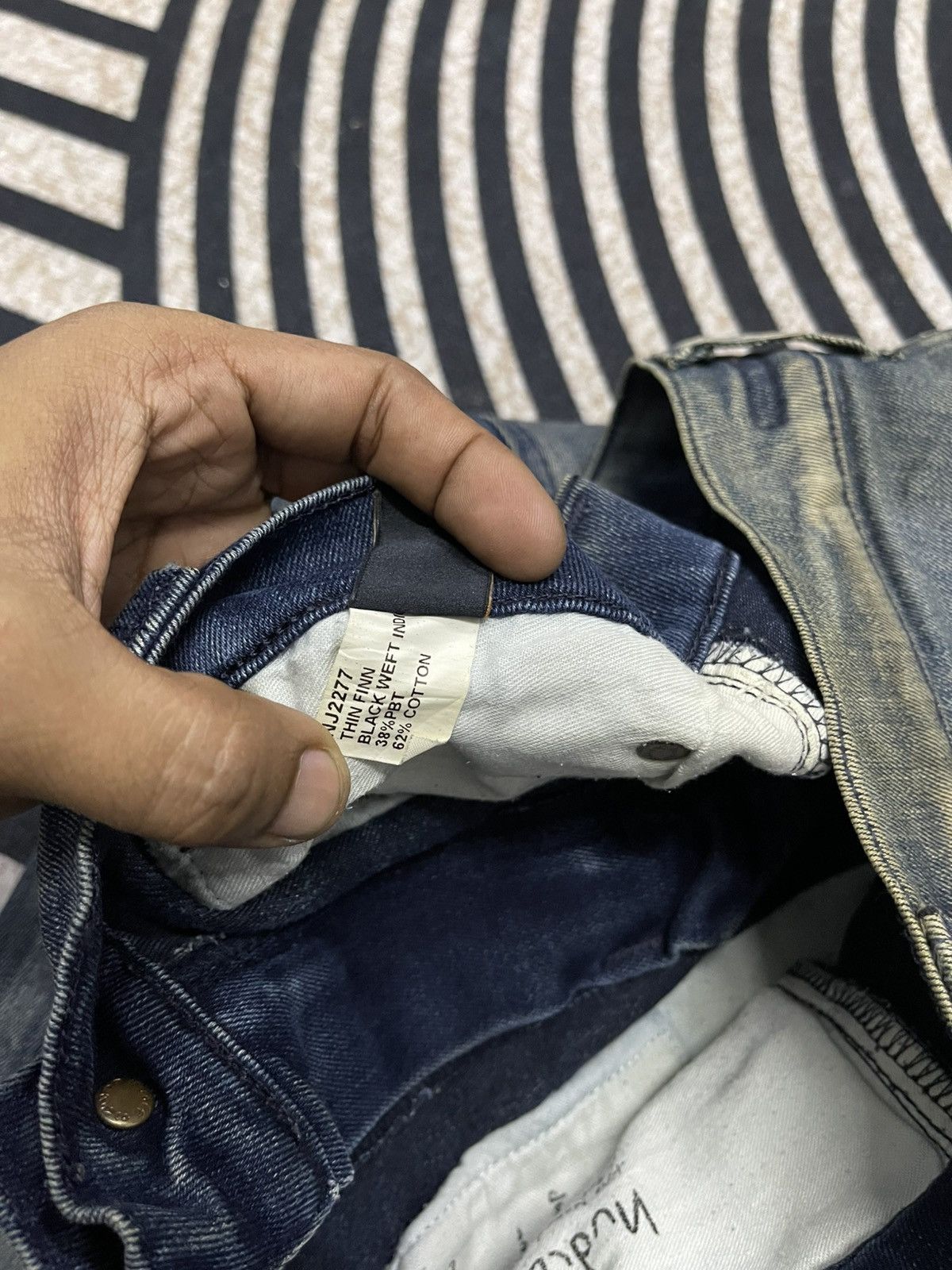 Nudie Jeans 2000s NUDIE JEANS CO SKINNY JEANS WASHABLE DISTRESSED JEANS Size US 29 - 13 Thumbnail