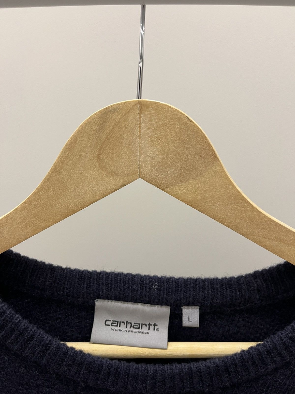 Carhartt Carhartt Big Logo Camo Knit Sweater Size US L / EU 52-54 / 3 - 4 Thumbnail