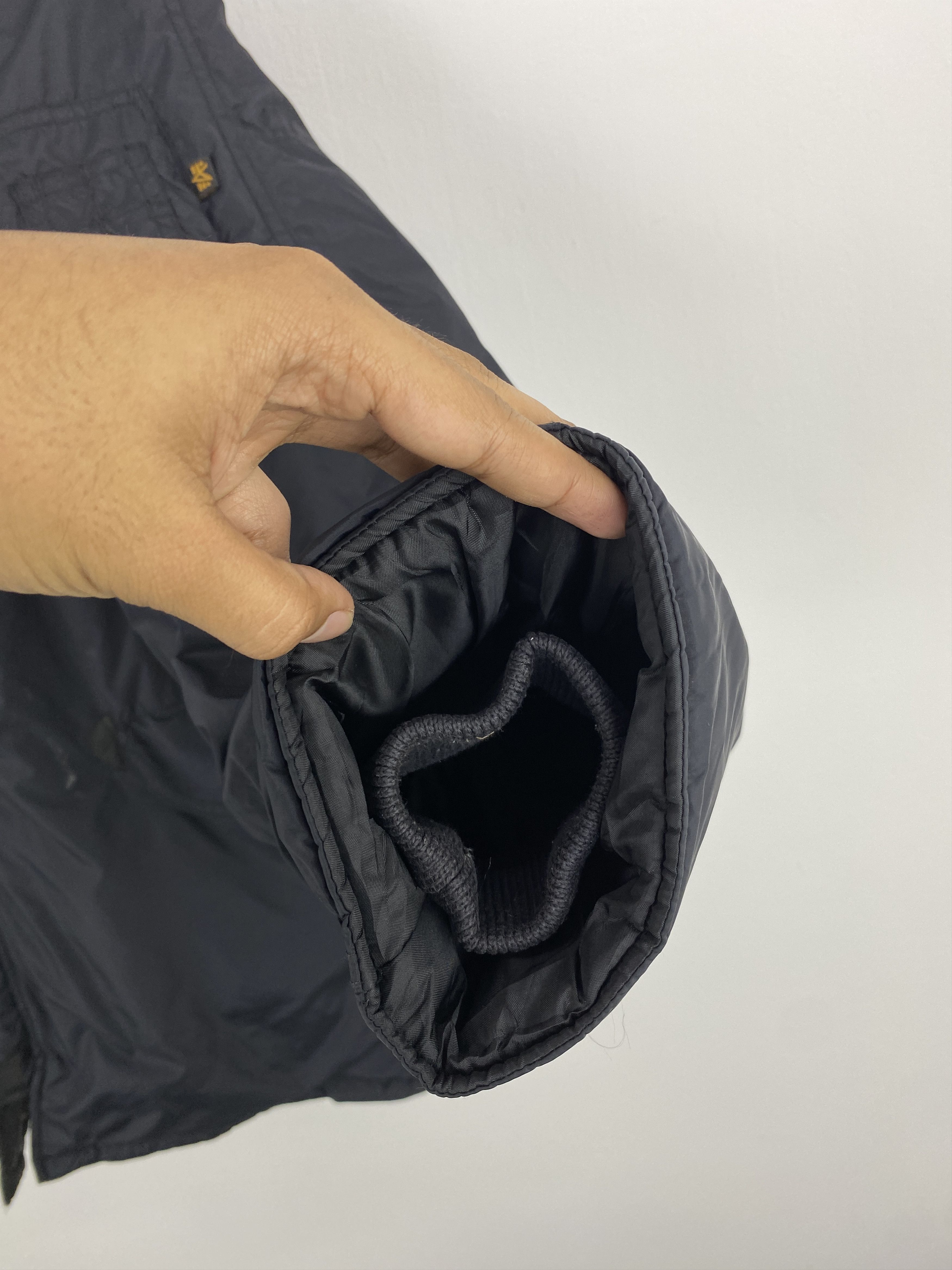 Alpha Industries Vintage Alpha Industries Bomber Hoodie Mohair Jacket J1725 Size US L / EU 52-54 / 3 - 7 Thumbnail